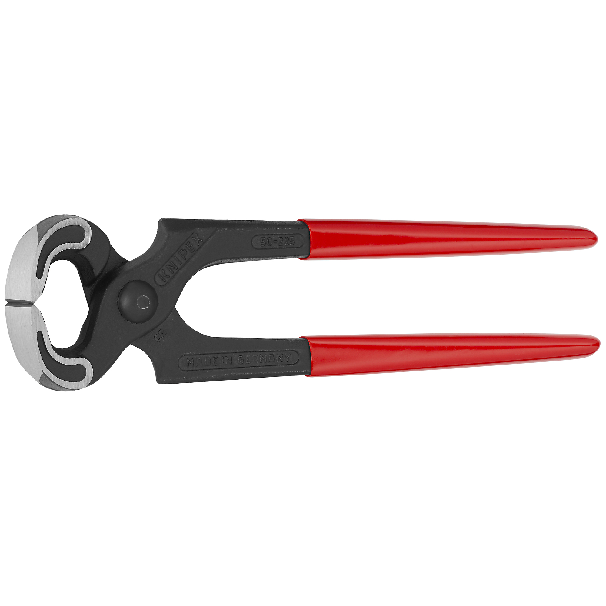 KNIPEX Carpenters End Cutting Pliers - 9in., Steel, 0.094in. Jaw Capacity, Model# 50 01 225