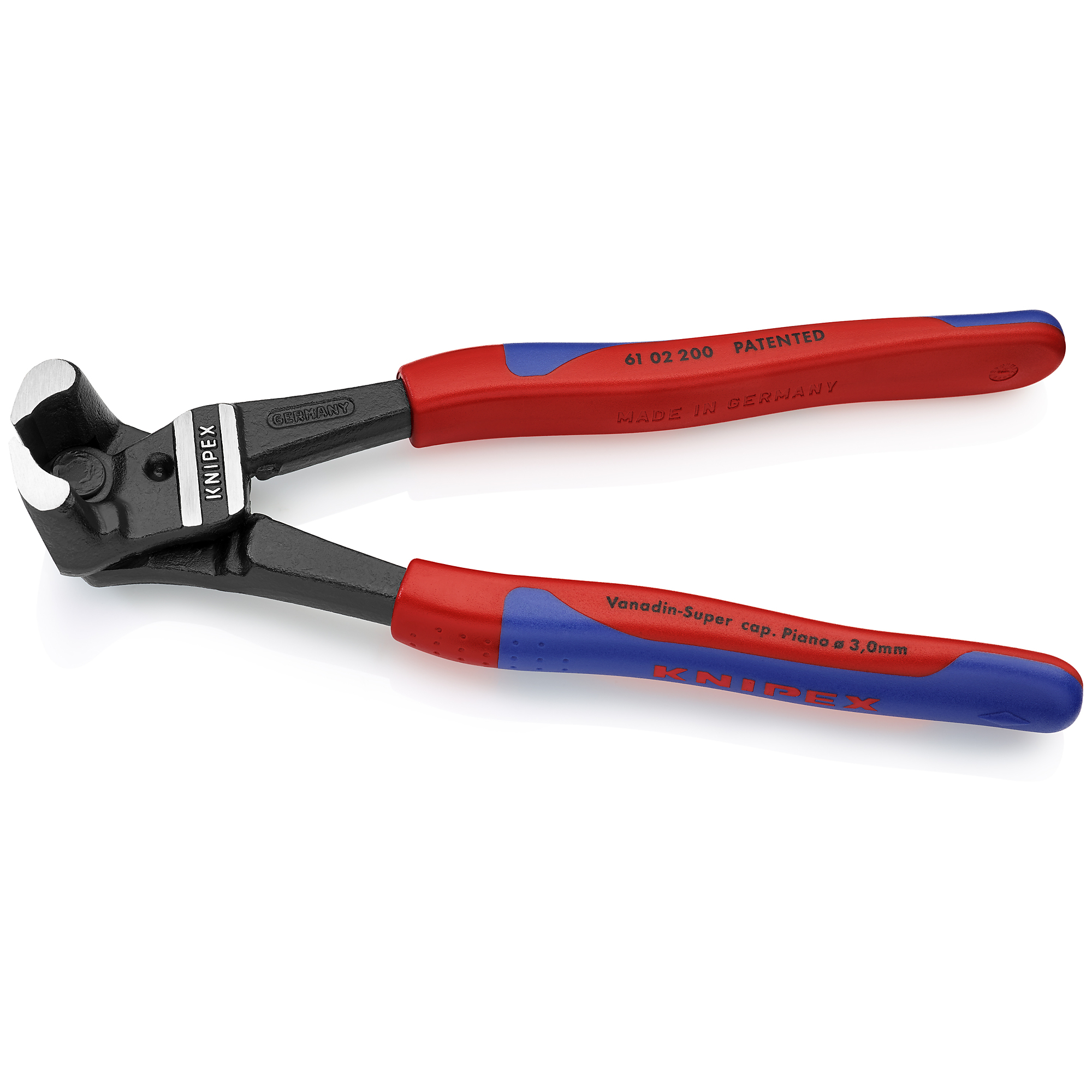 KNIPEX, Hi Lev Bolt End Cutting Nippers, Comfort Grip, 8in