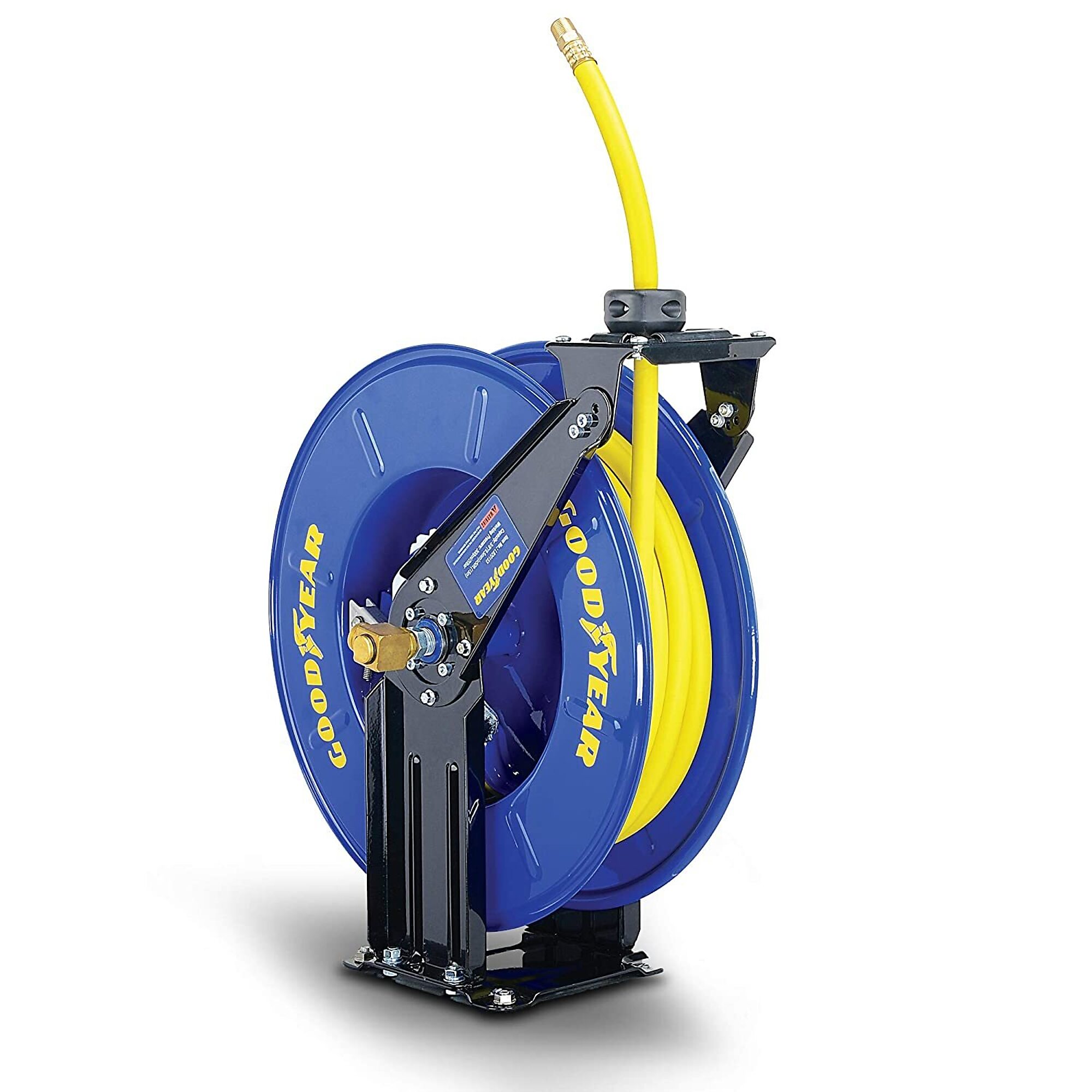 Goodyear, Retractable Air Hose Reel 3/8in. x 50ft., Hose Diameter 3/8 in, Hose Length 50 ft, Model# TRI-L820153G