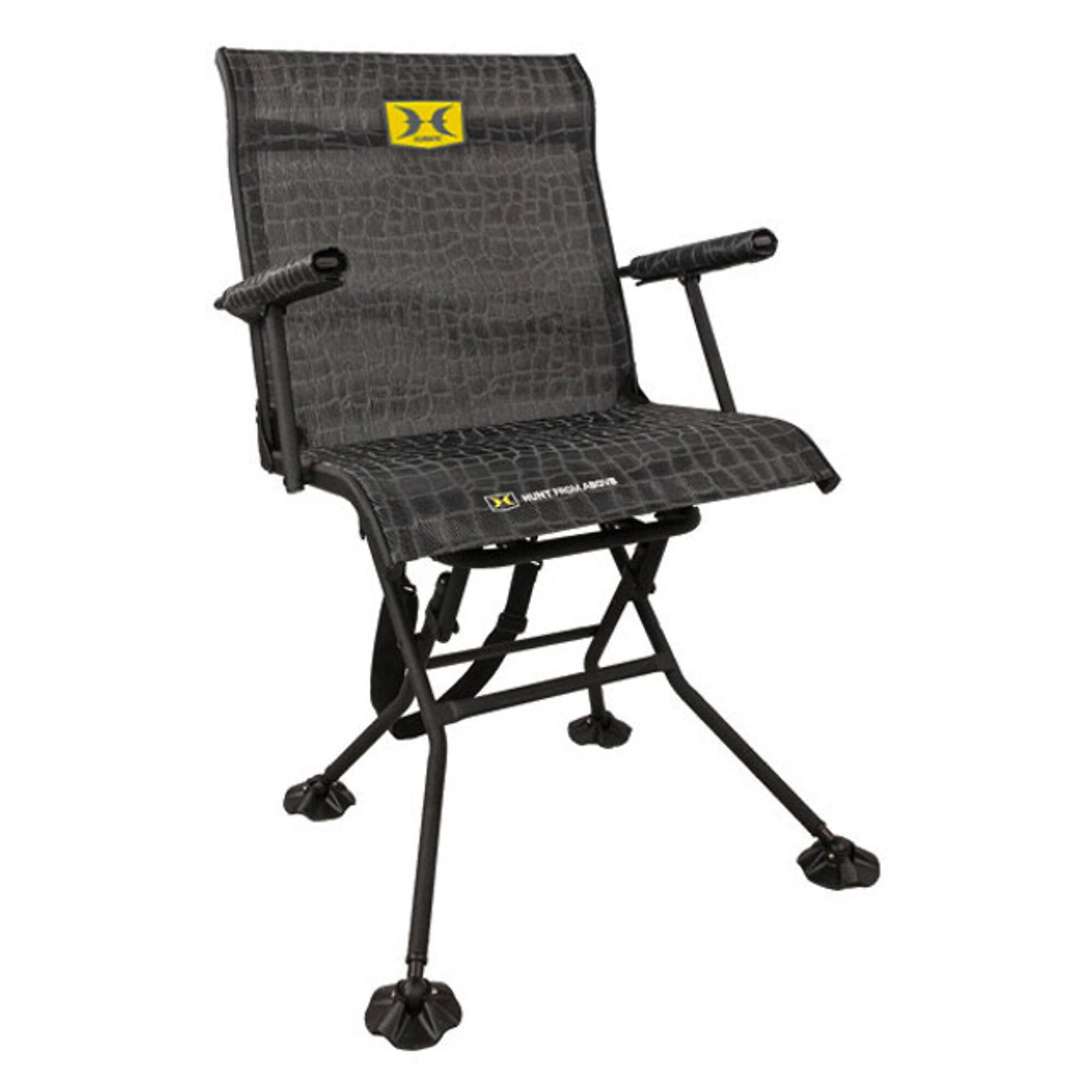 Hawk Hunting, Stealth Spin Chair, Color Black, Model# HWK-HS3103