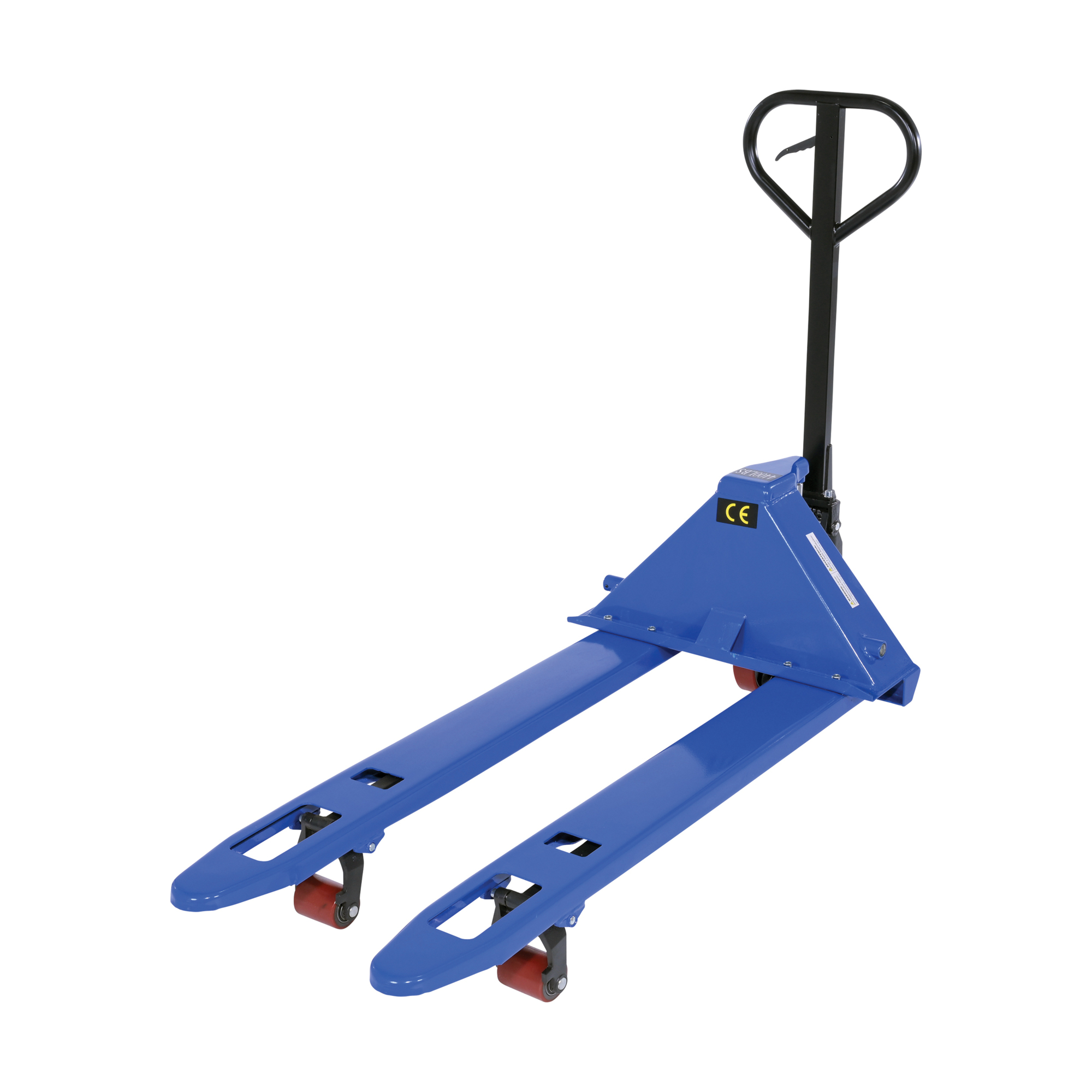 Vestil Steel Pallet Truck - 48in. Long, 27in. Fork Length, 4400-Lb. Capacity, Adjustable Forks, Model# PM4-ADJ-2127-48