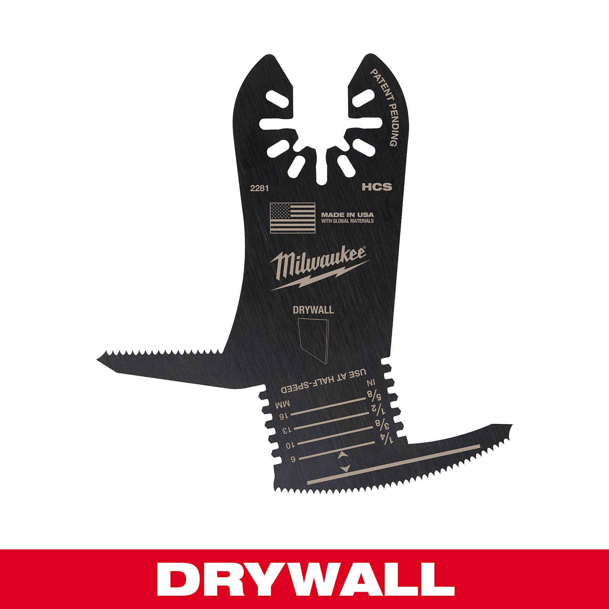Milwaukee OPEN-LOK™ 5-in-1 Drywall Blade (1 PK), Model# 49-25-2281