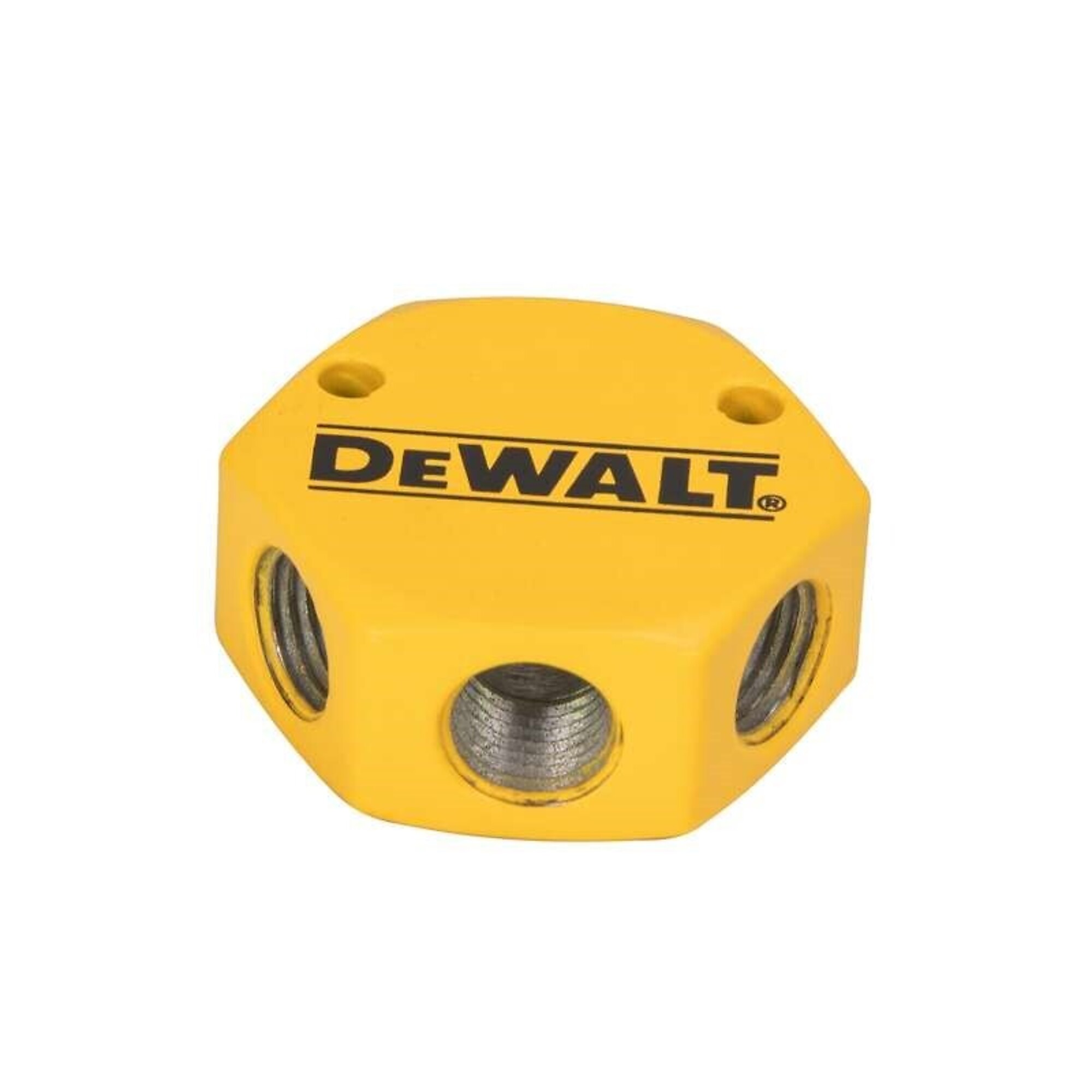 DEWALT, 3-Way Flat Air Manifold, Coupler Size 1/4 in, Model# DXCM041-0116