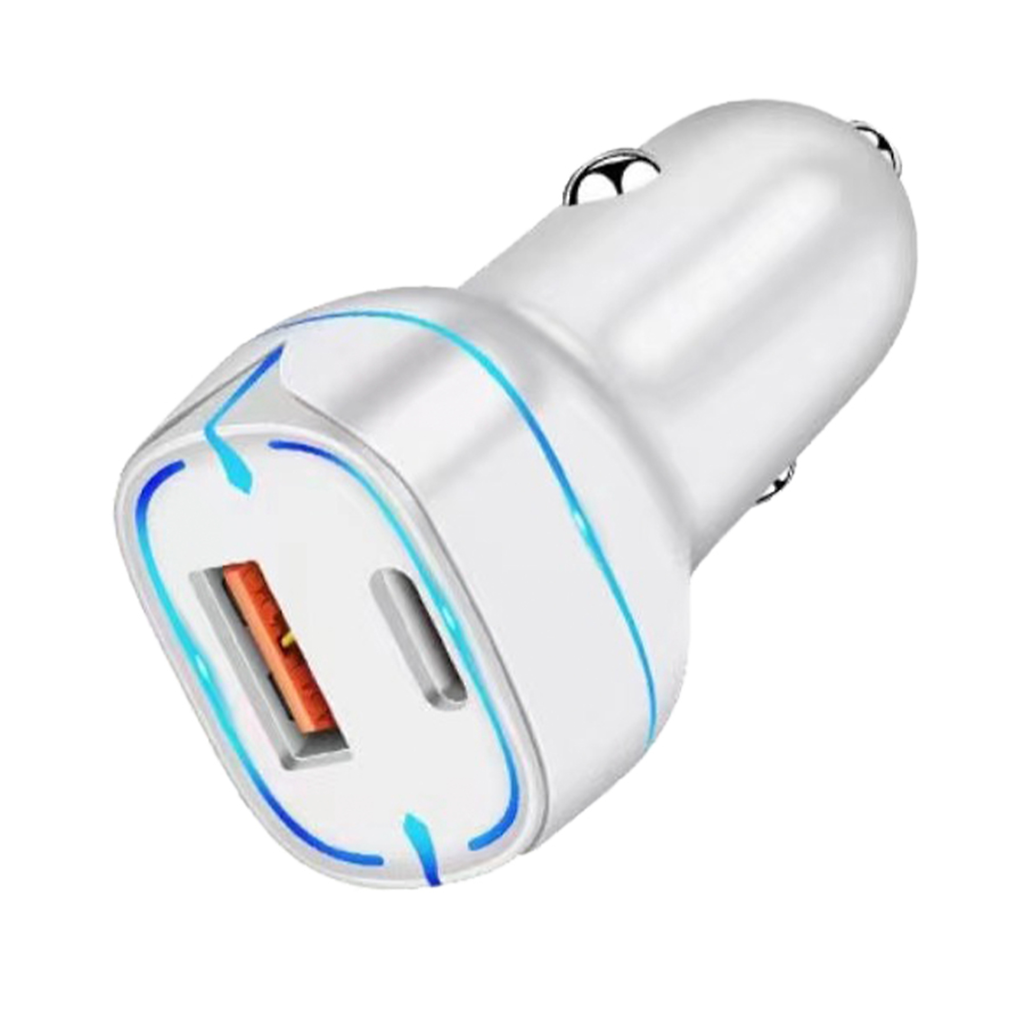 Lifeware, 12V Car Charger USB USB- C Output LED Light, Model# CCHTA00-002