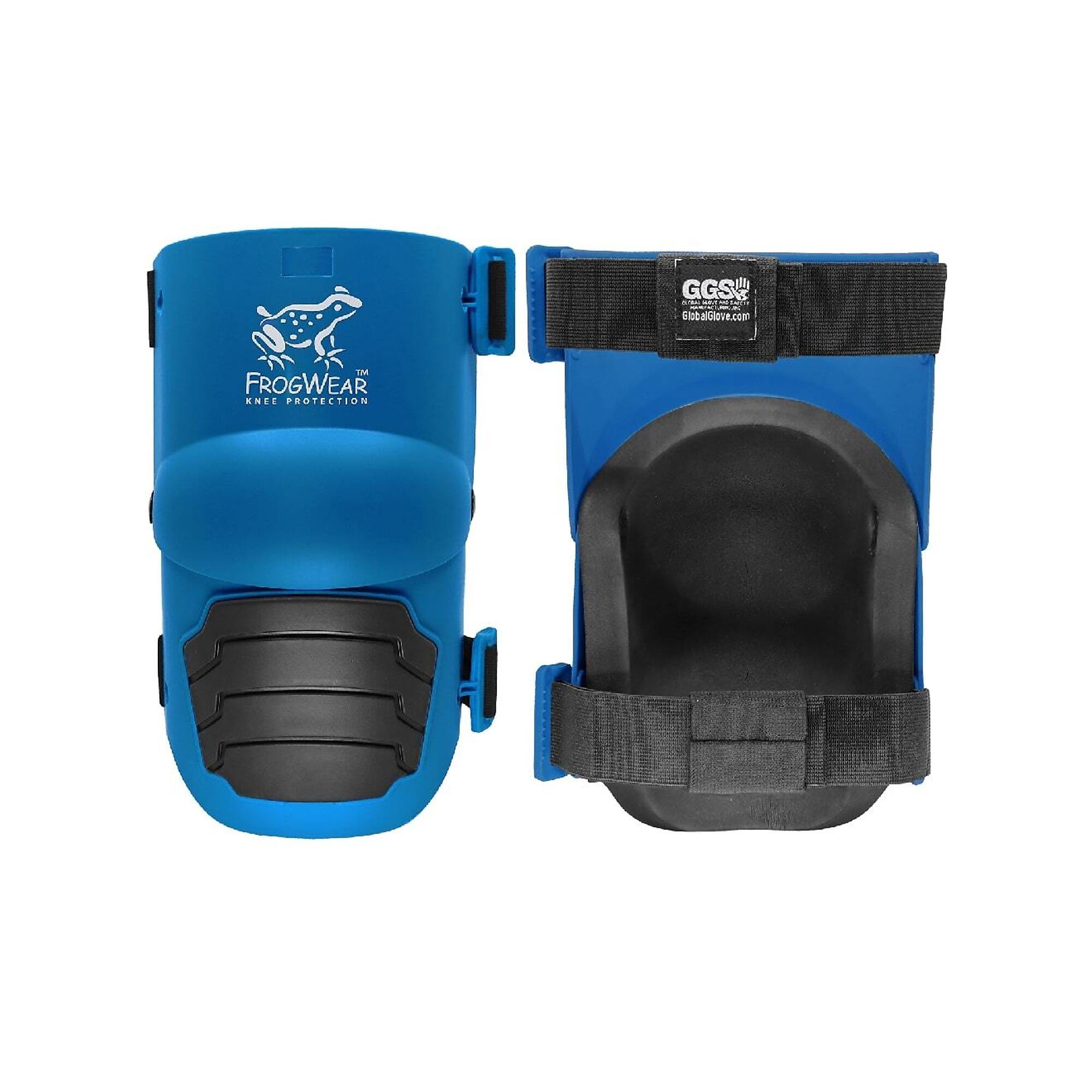 FrogWear, Lightweight Non-Marring Blue Hinged Knee Pads, Included (qty.) 1 Color Blue, Model# KP360