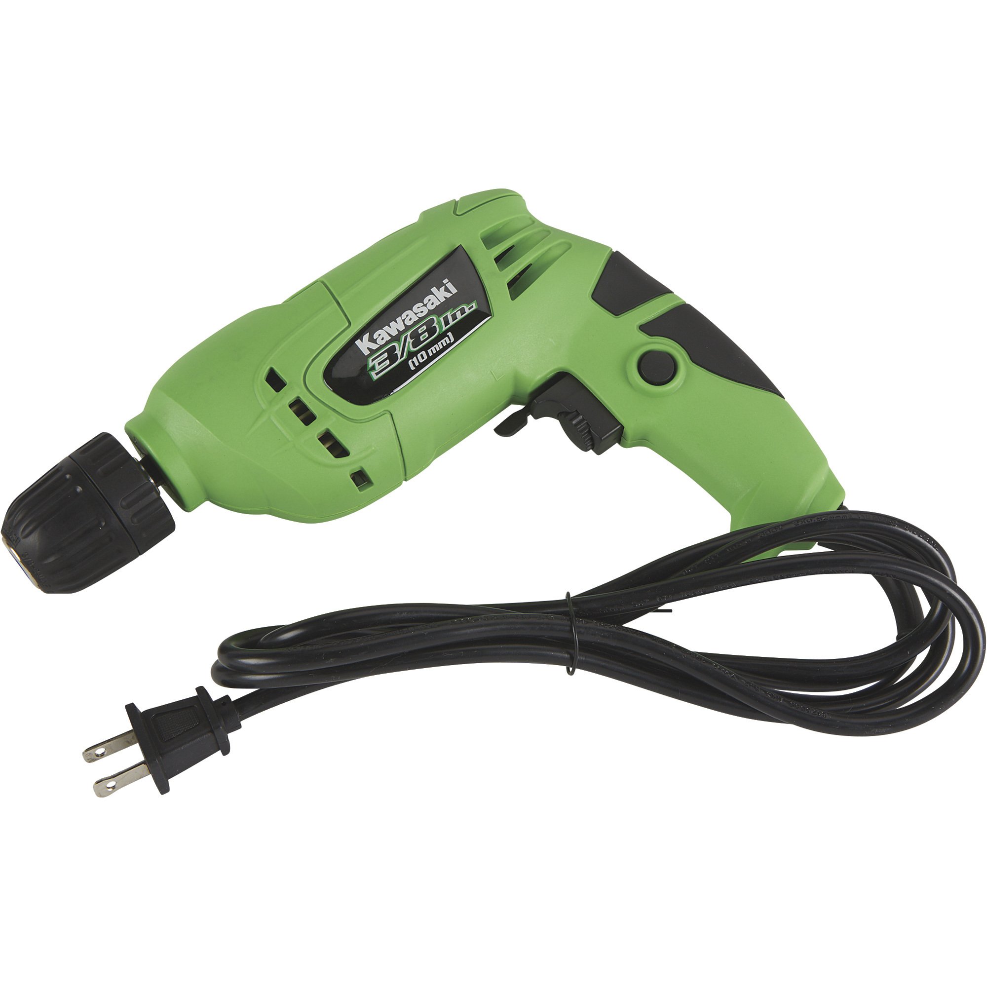 Kawasaki 3/8in. Keyless VSR Corded Drill, Model# 841409 | Northern
