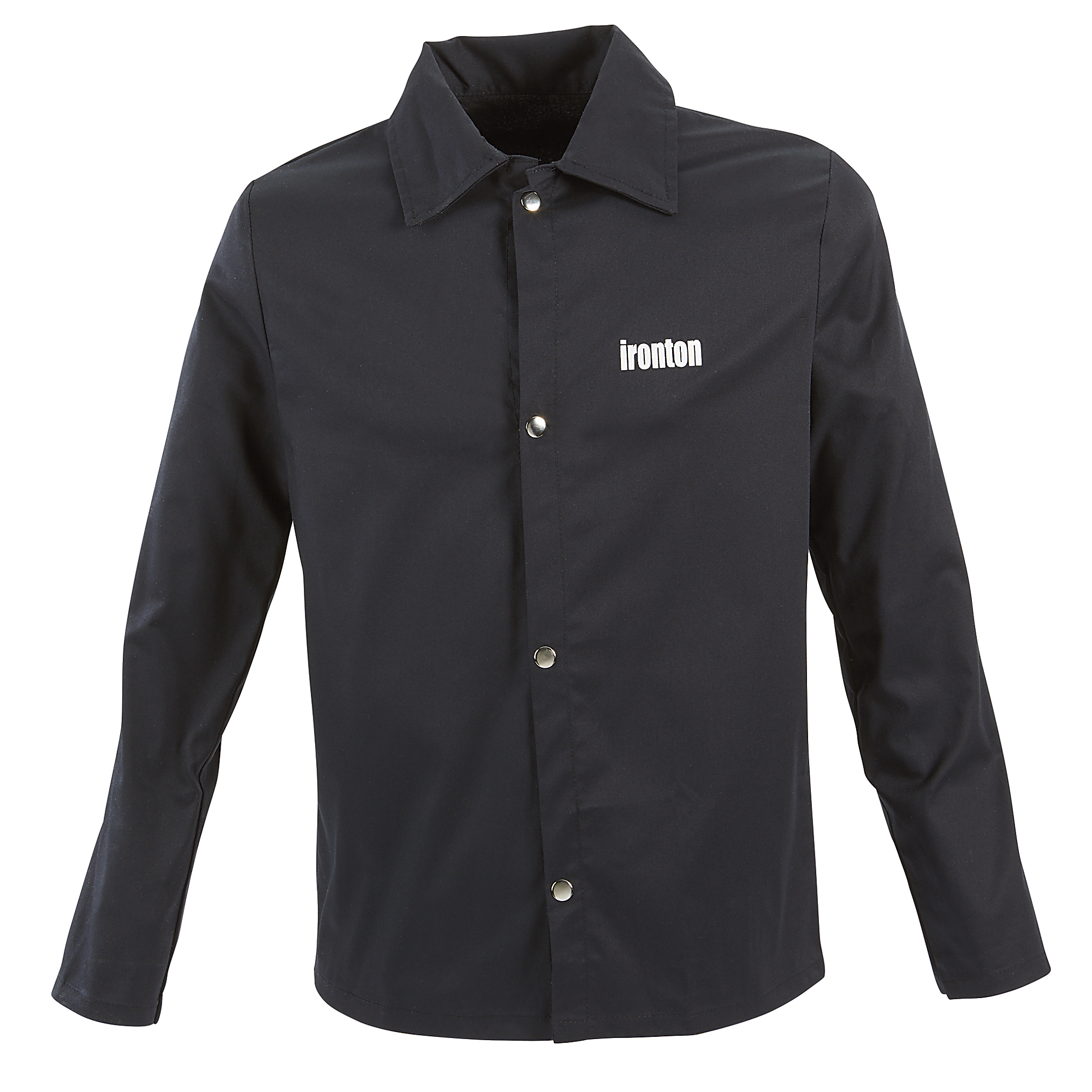 Ironton Flame-Resistant Welding Jacket, Black, Large