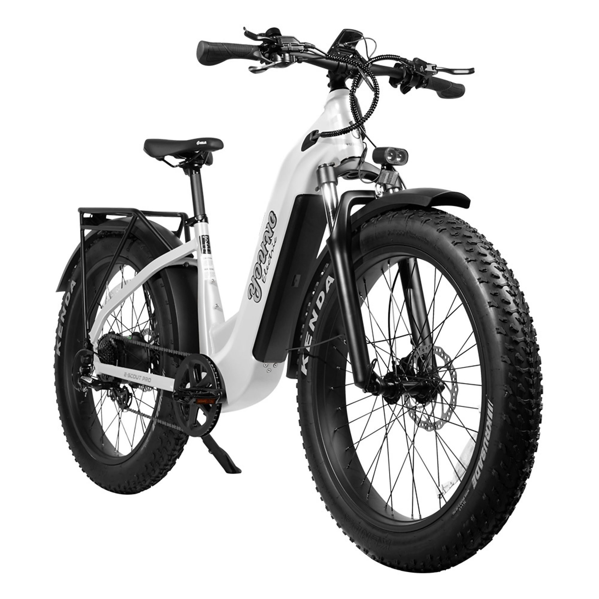 Young Electric, EScout Pro StepThrough White, Max. Speed 28 MPH