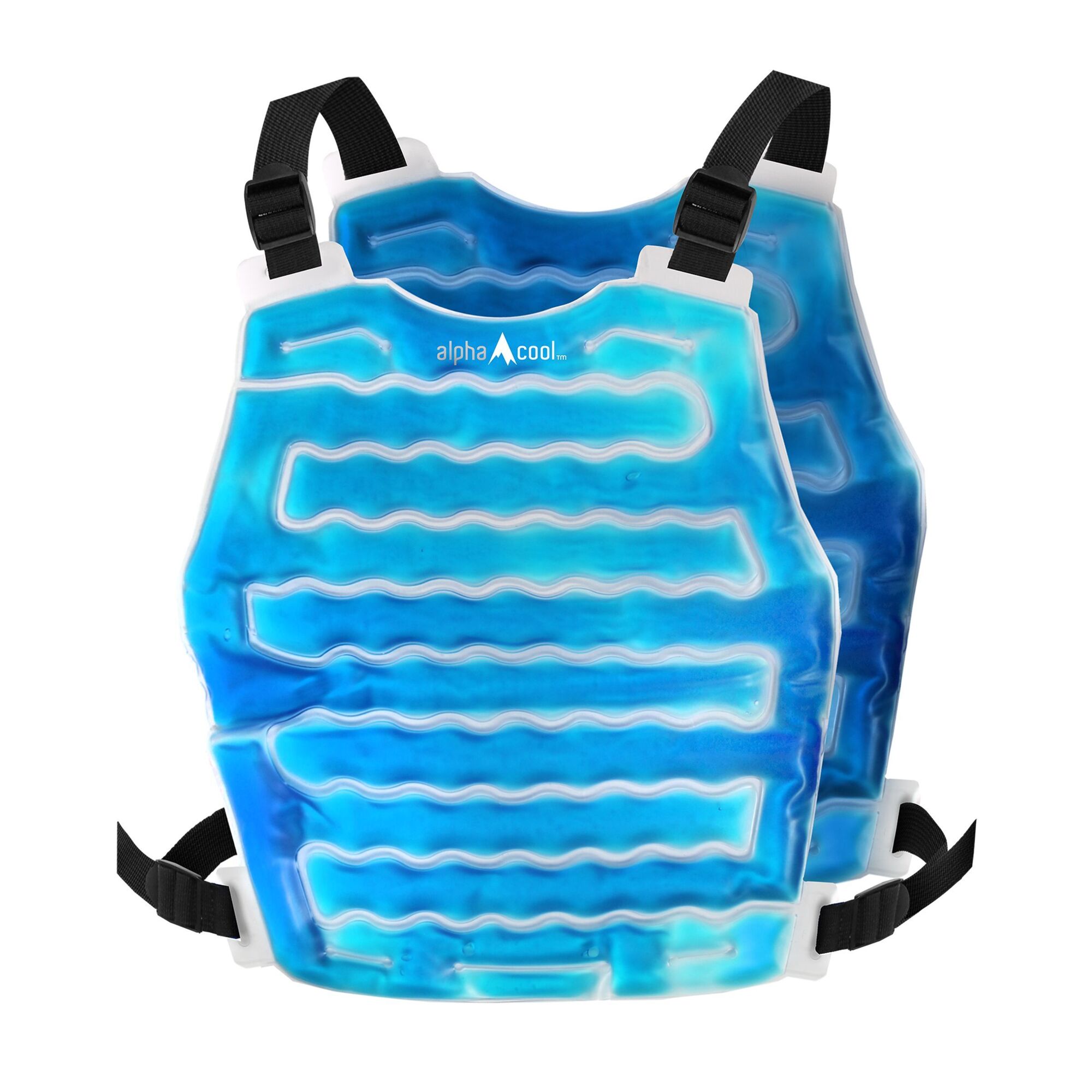 Action Manufacturing AlphaCool Original Cooling Vest OSFA Clear Blue