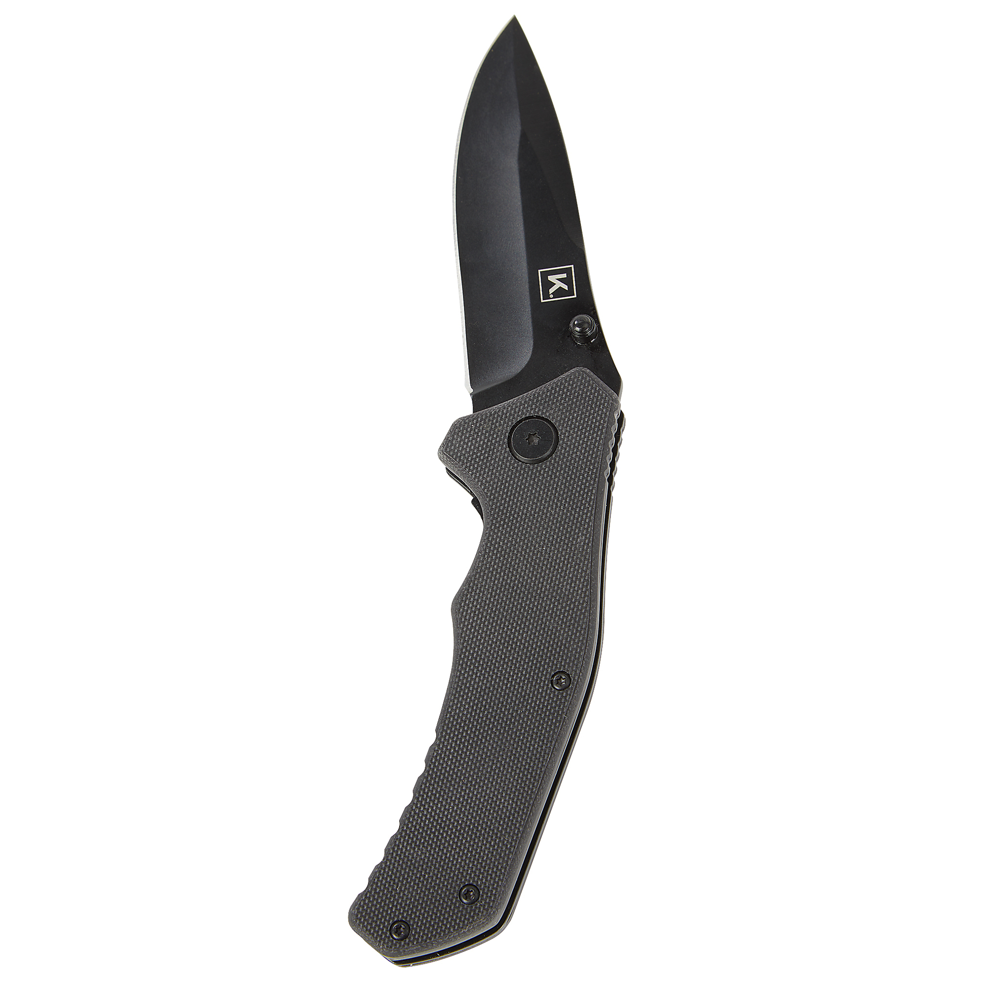 Klutch 7.8in. Folding Knife with 3-1/3in. Drop Point Blade and G10 Handle