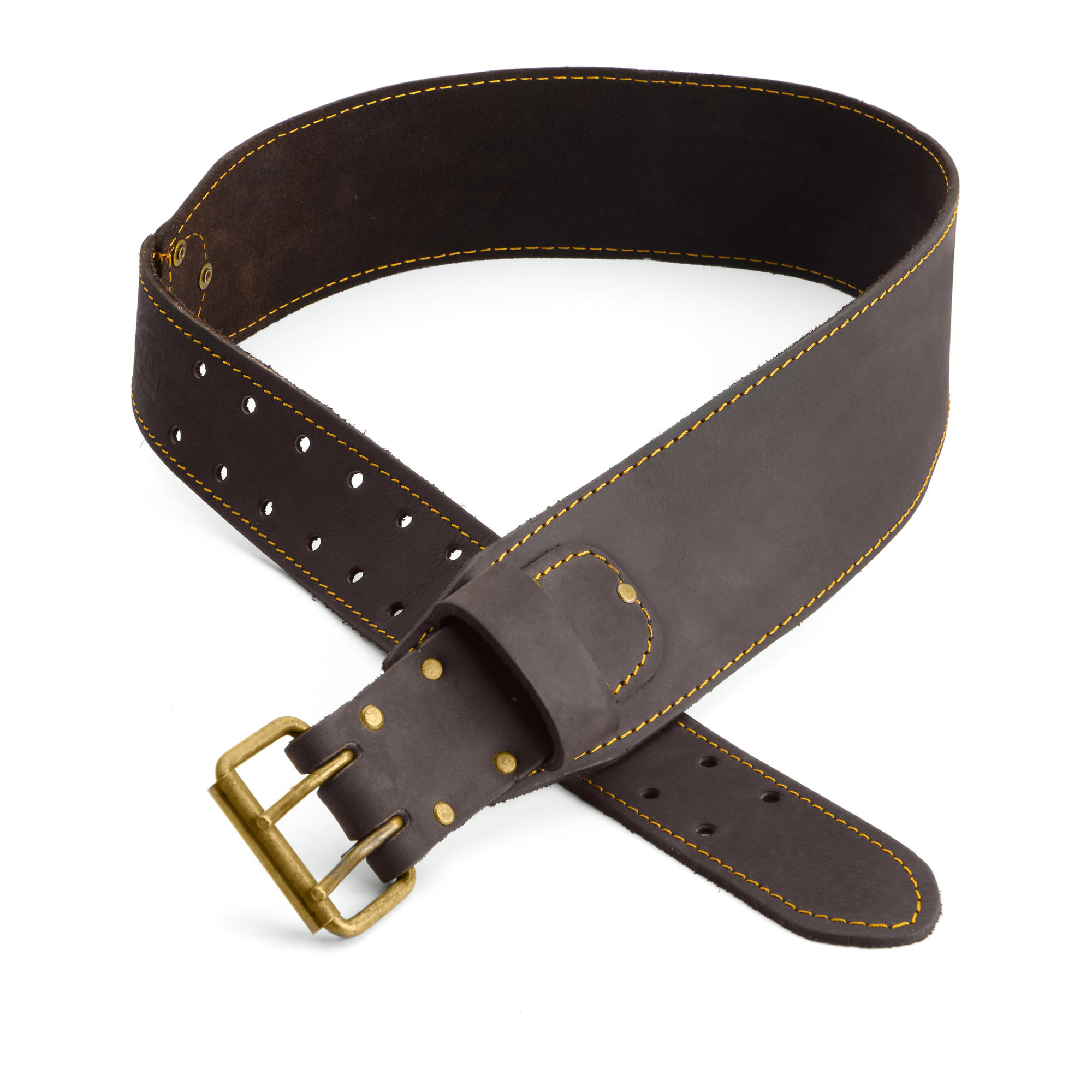 OX Tools, Pro 2in. Oil Tanned Leather Tool Belt, Color Brown, Pockets (qty.) 0 Material Leather, Model# OX-P263313