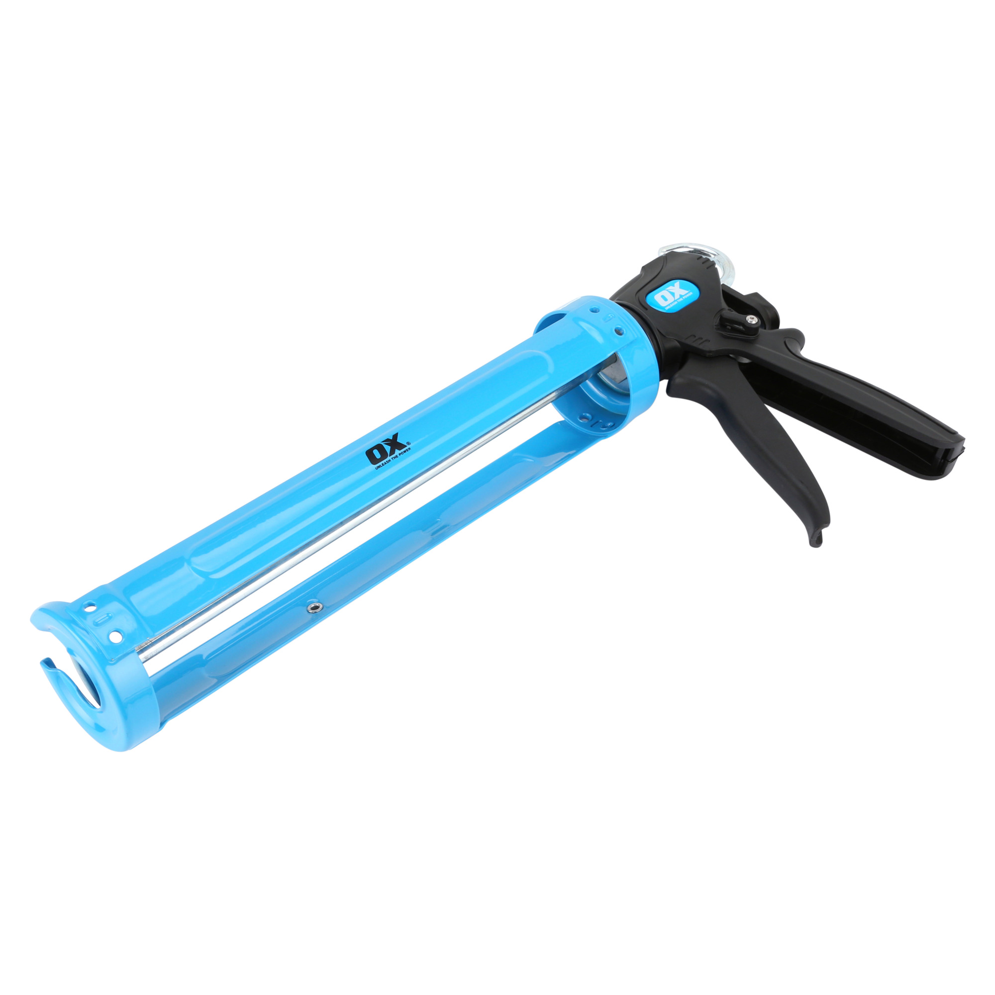 OX Tools, Pro 29oz Dual Thrust Caulk Gun, Ratios 12:1 24:1 Model# OX-P045486
