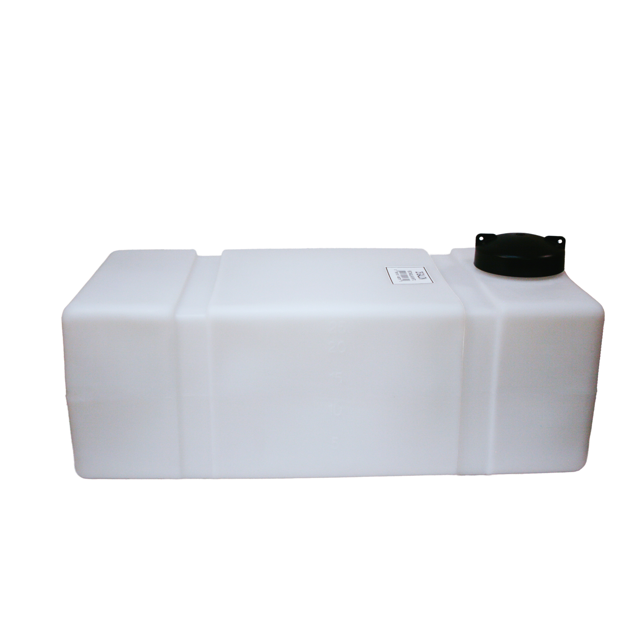 Norwesco, 25 Gallon Rectangular Flat Bottom Utility Tank, Max. Capacity 25 Gal, Max. PSI 0 Material Polyethylene, Model# 45879-DS