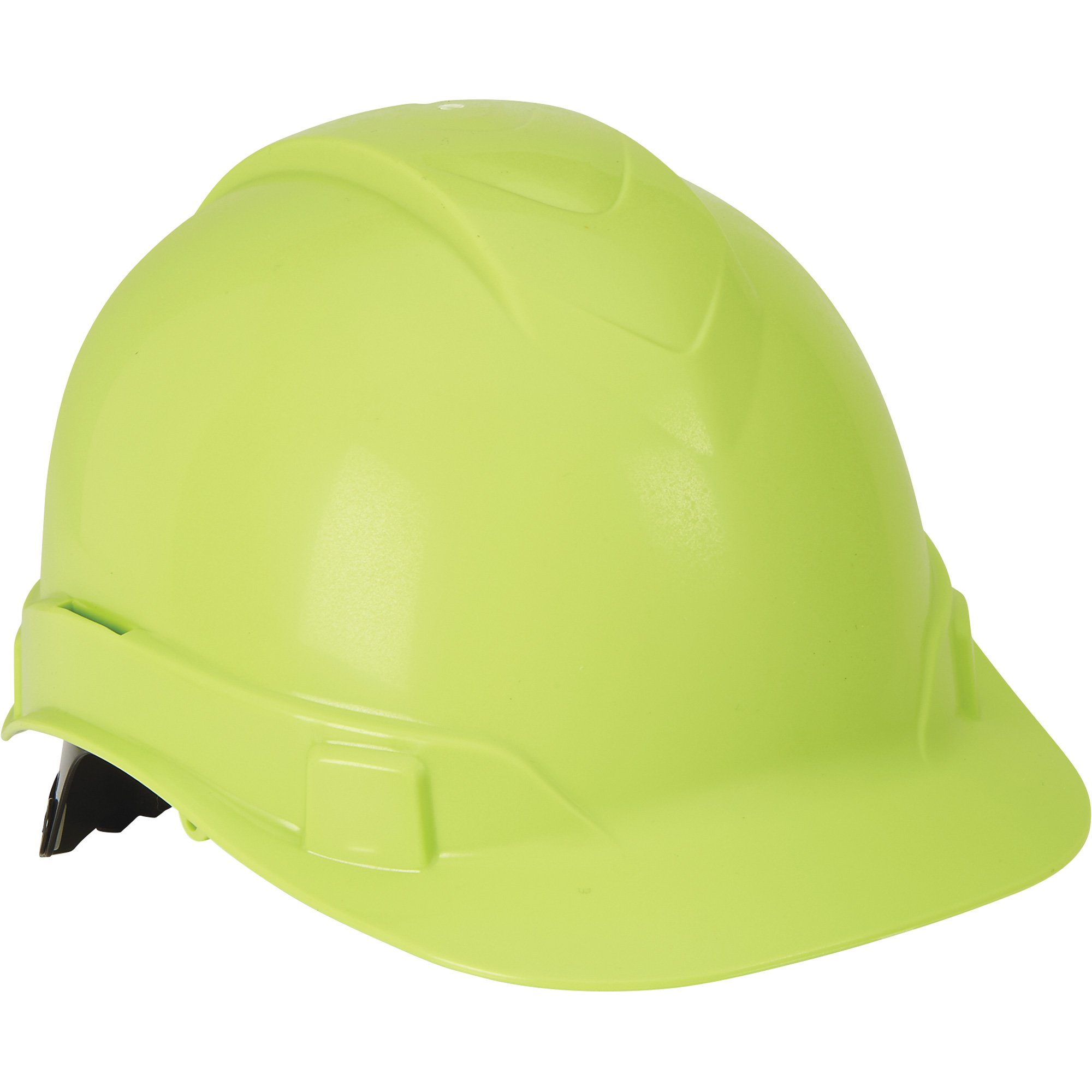 Ridgeline Cap-Style Ratcheting High Visibility Hard Hat — Lime, One ...