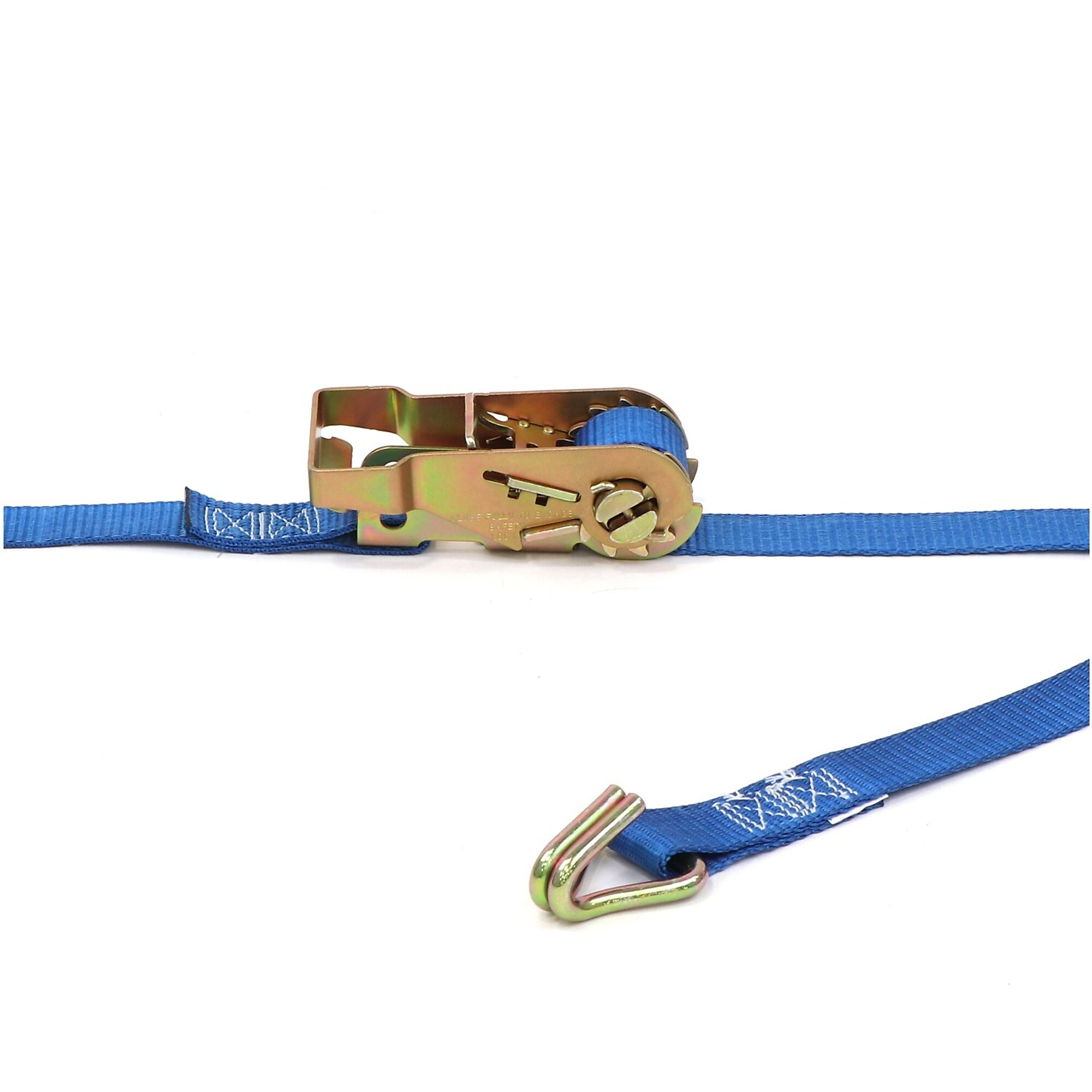 Kinedyne, Utility Strap with Ratchet Buckle With Wire Hooks, Length 72 in, Material Polyester, Model# 710681