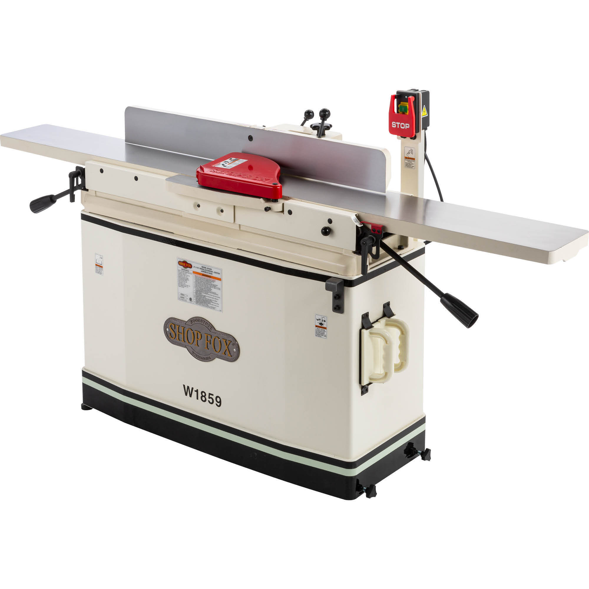 Shop Fox, 8in. x 76in. Mobile Parallelogram Jointer, Model# W1859