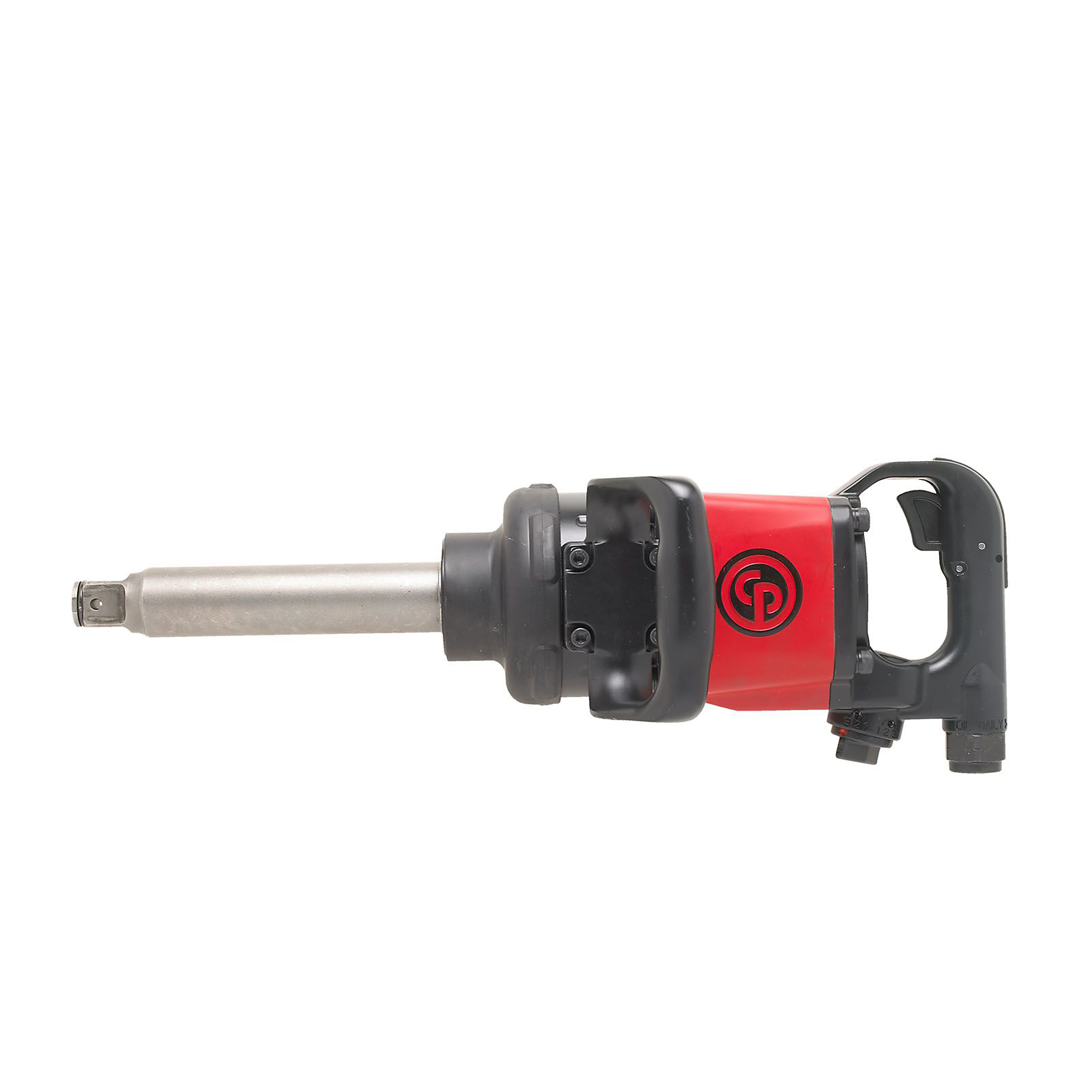 Chicago Pneumatic, 1in. Impact Wrench 6in. Anvil, Drive Size 1 in, Max. RPM 5200 Model# CP7782-6