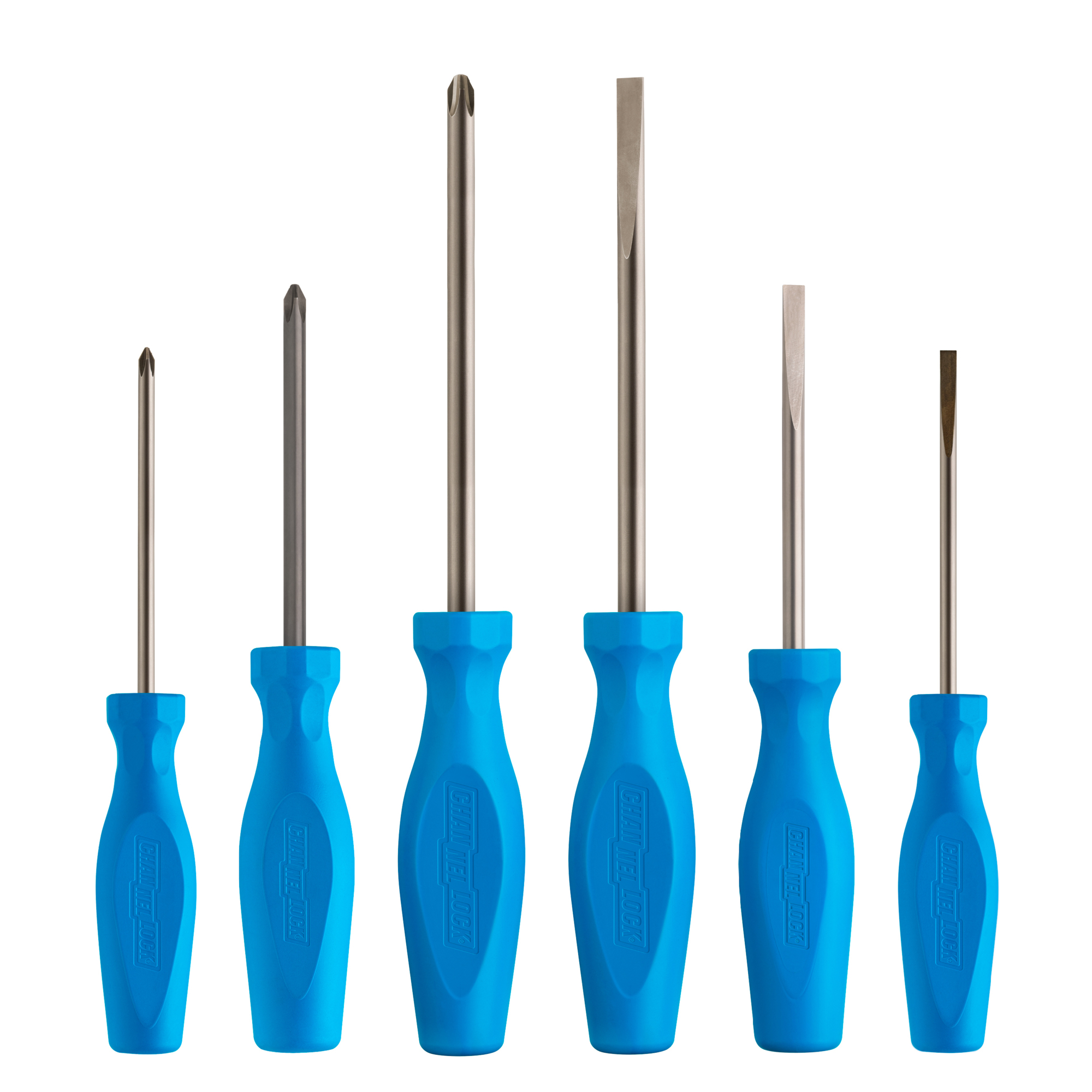 Channellock, 6pc Standard Screwdriver Set, Pieces (qty.) 6 Model# SD-6H