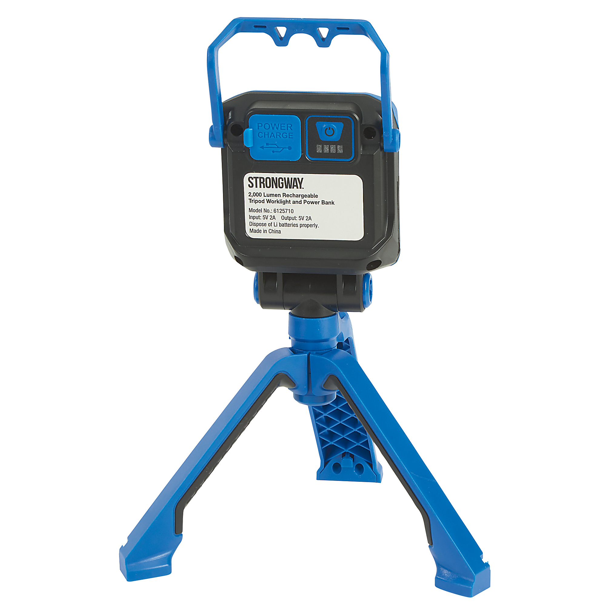 Strongway Rechargeable Tripod Worklight and Power Bank, 2000 Lumens, 20  Watts | Northern Tool