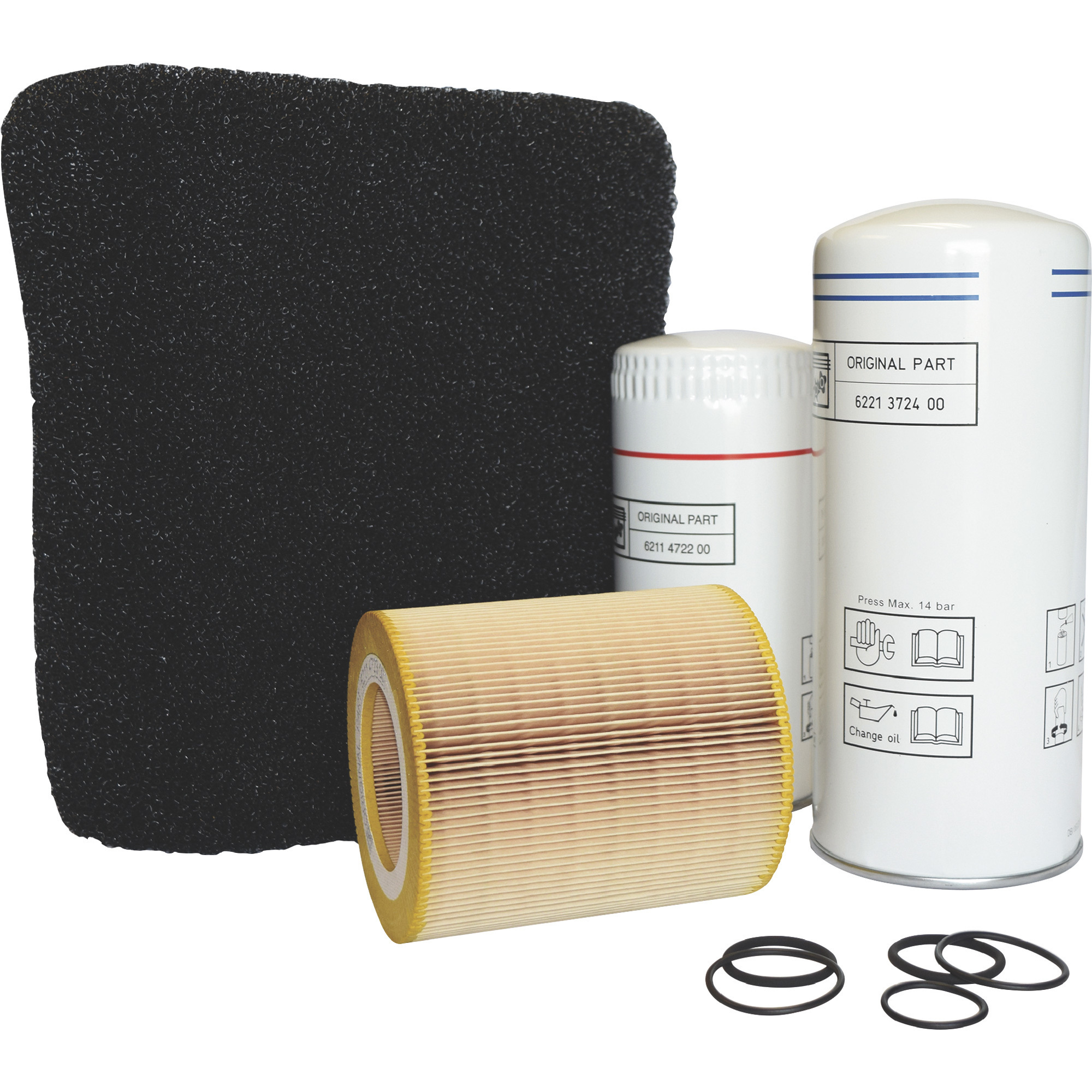 Quincy 4,000-Hour Kit, For Quincy QGS20 or QGS25  Air Compressor, Model# 6229029200