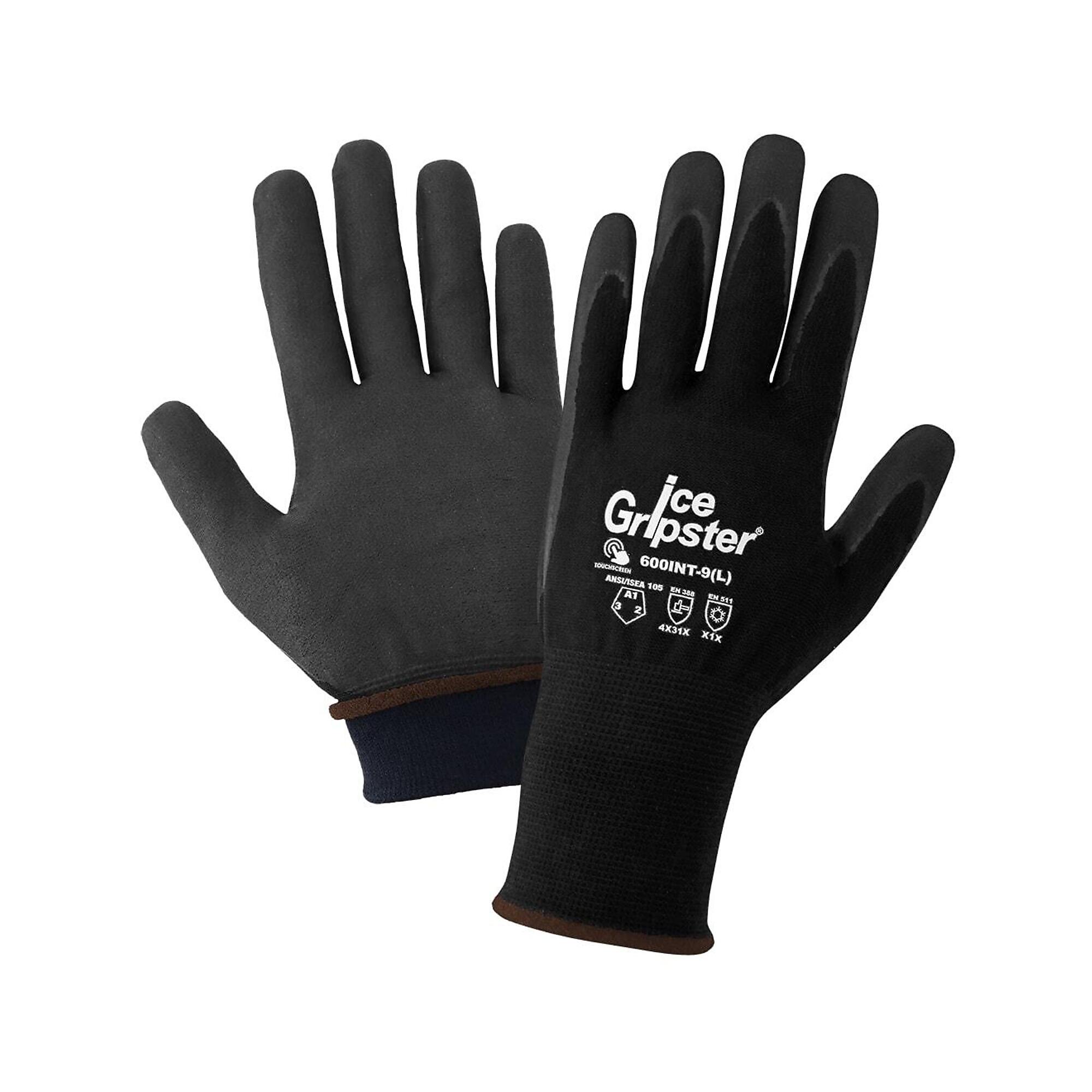 Global Glove 15ga Ny/Wool/Span, Insulated A1 Cut Resist Gloves - 12 Pairs