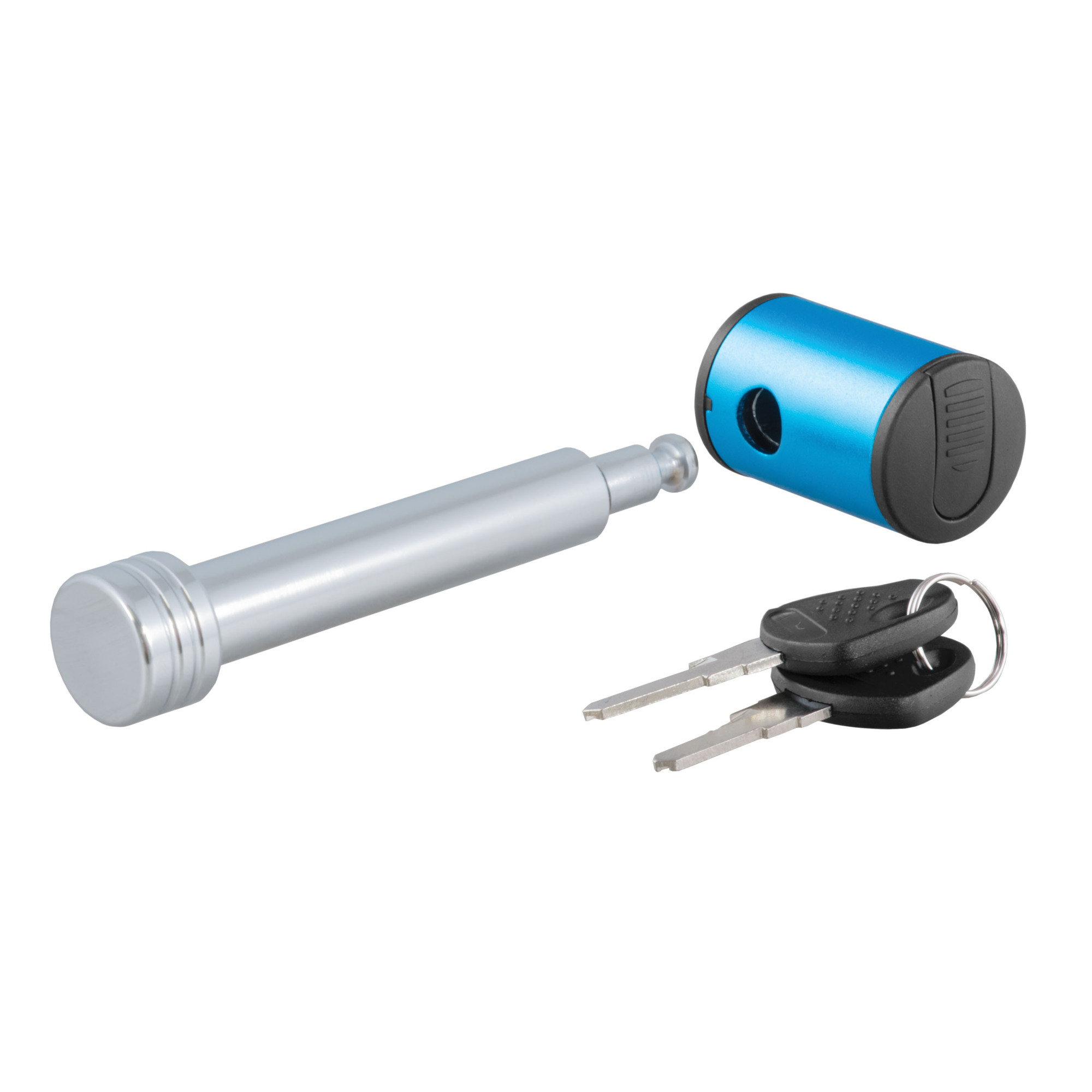 Curt Manufacturing, 5/8in. Hitch Lock 2in. or 2-1/2in. Receiver, Right-Angle, Model# 23504