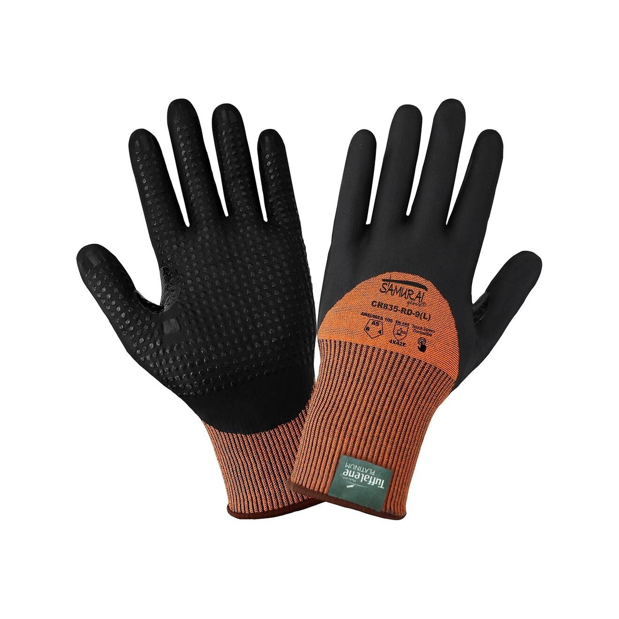 Global Glove 15ga UHMWPE, Nit 3/4 Coat, A5 Cut Resist TS Gloves -12 Pairs