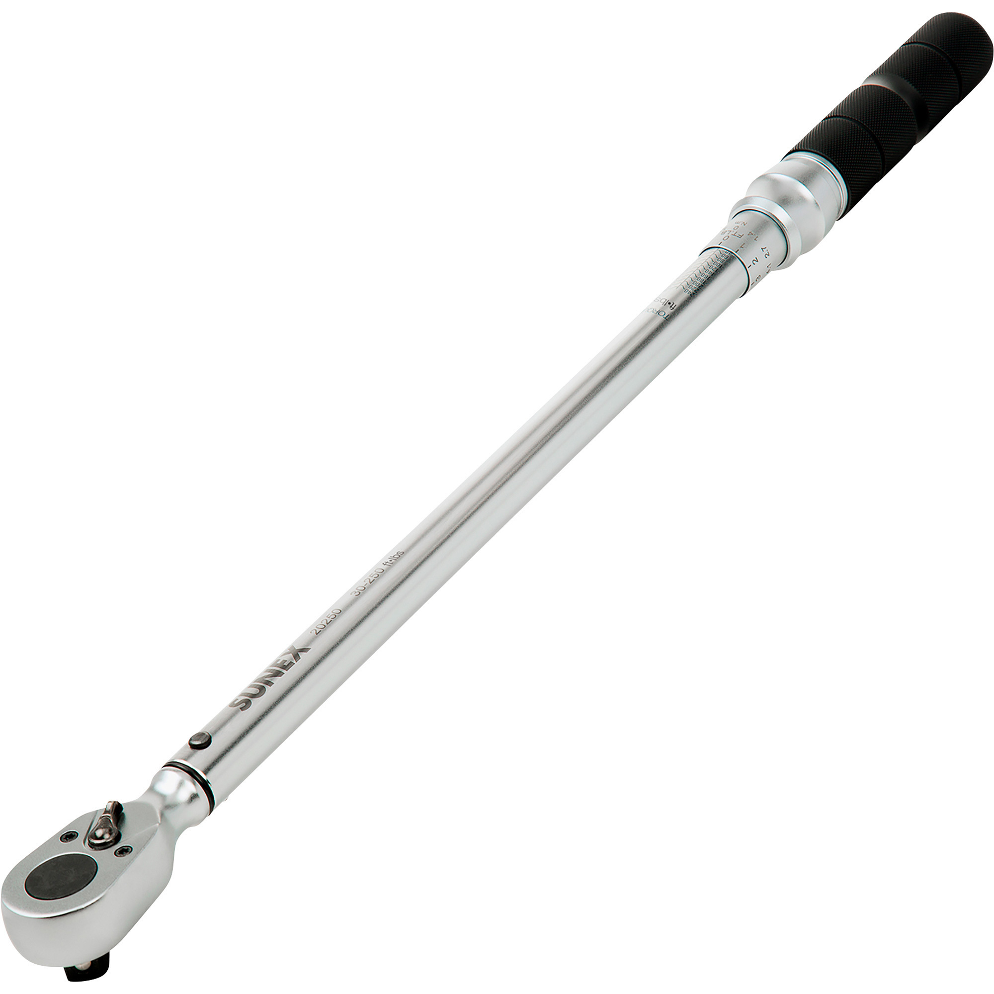 Sunex 1/2in. Drive Dual Direction Torque Wrench, 48 Tooth, Model# 20250 ...