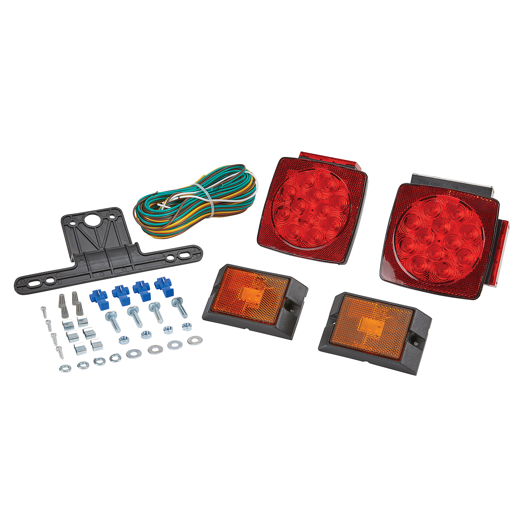 Ultra-Tow 12V Trailer Light Kit with Side Markers for Under 80in.W Trailers