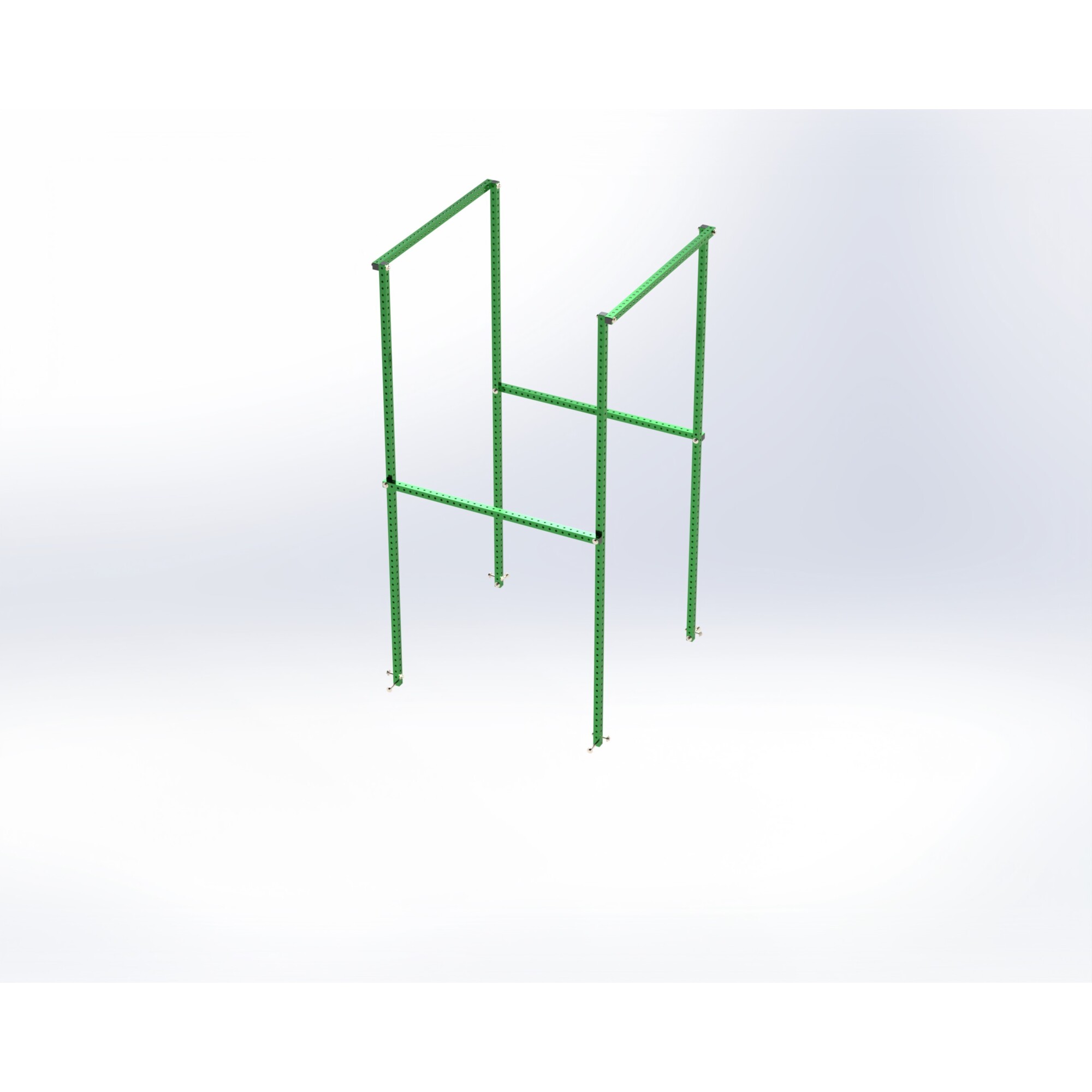 Crop King, Light Rack for 4 Bucket, Plant Count 8 Channels 8 Plant Spacing 16 in, Model# BAT1004LRSYS
