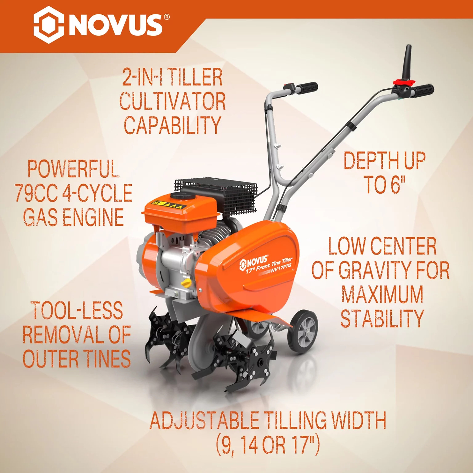 Earthquake 79cc tiller