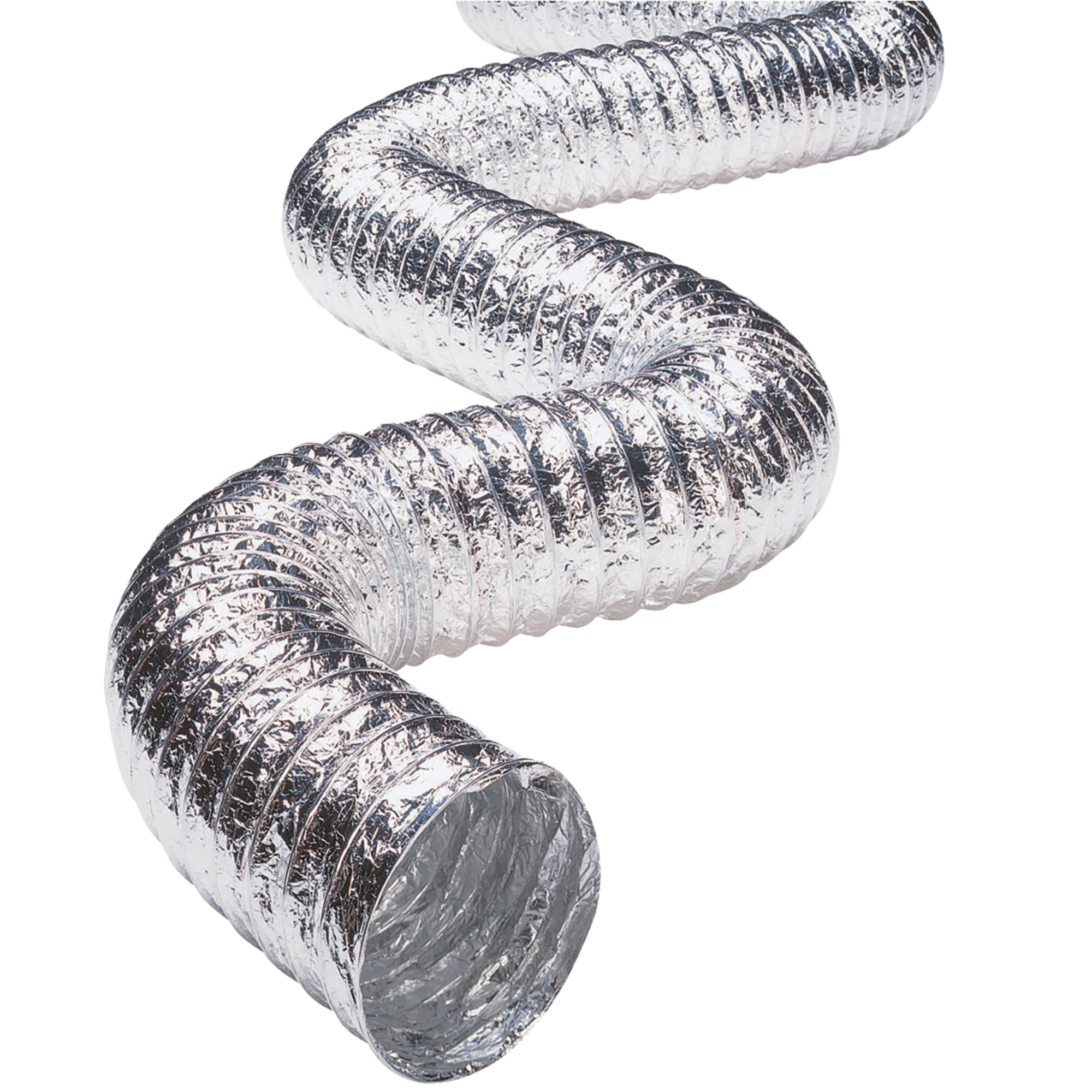 Deflecto, Flex Duct, 50ft., Material Aluminum, Model# FM0450