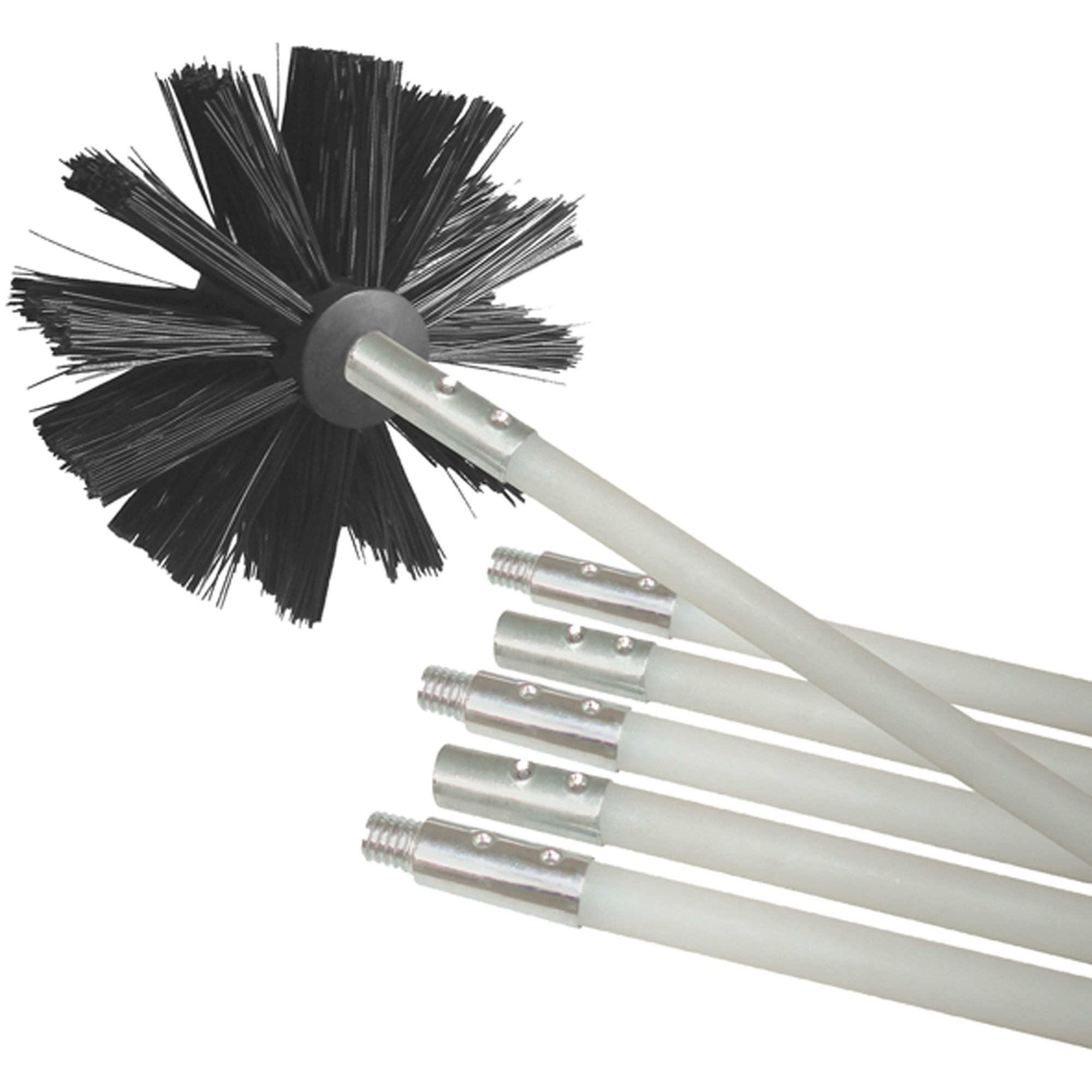 Deflecto, Dryer Duct Cleaning Kit, 12ft., Material Combination, Model# DVBRUSH12K/6