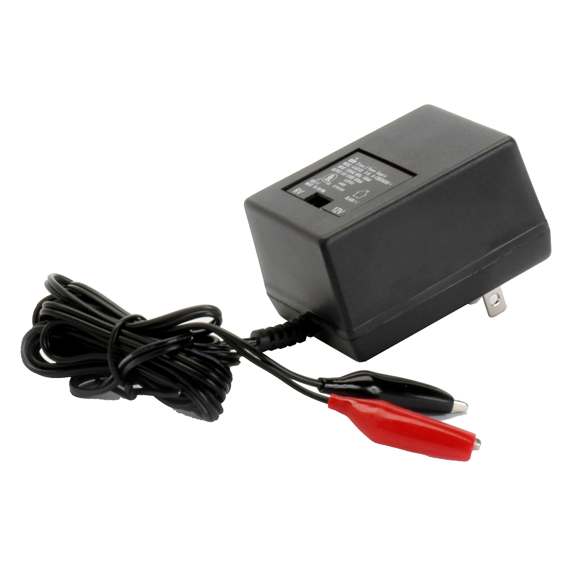 UPG, 6/12V Switchable 500mA, Single Stage Charger, Volts Multi, Max. Amps 0.5 Model# D1724