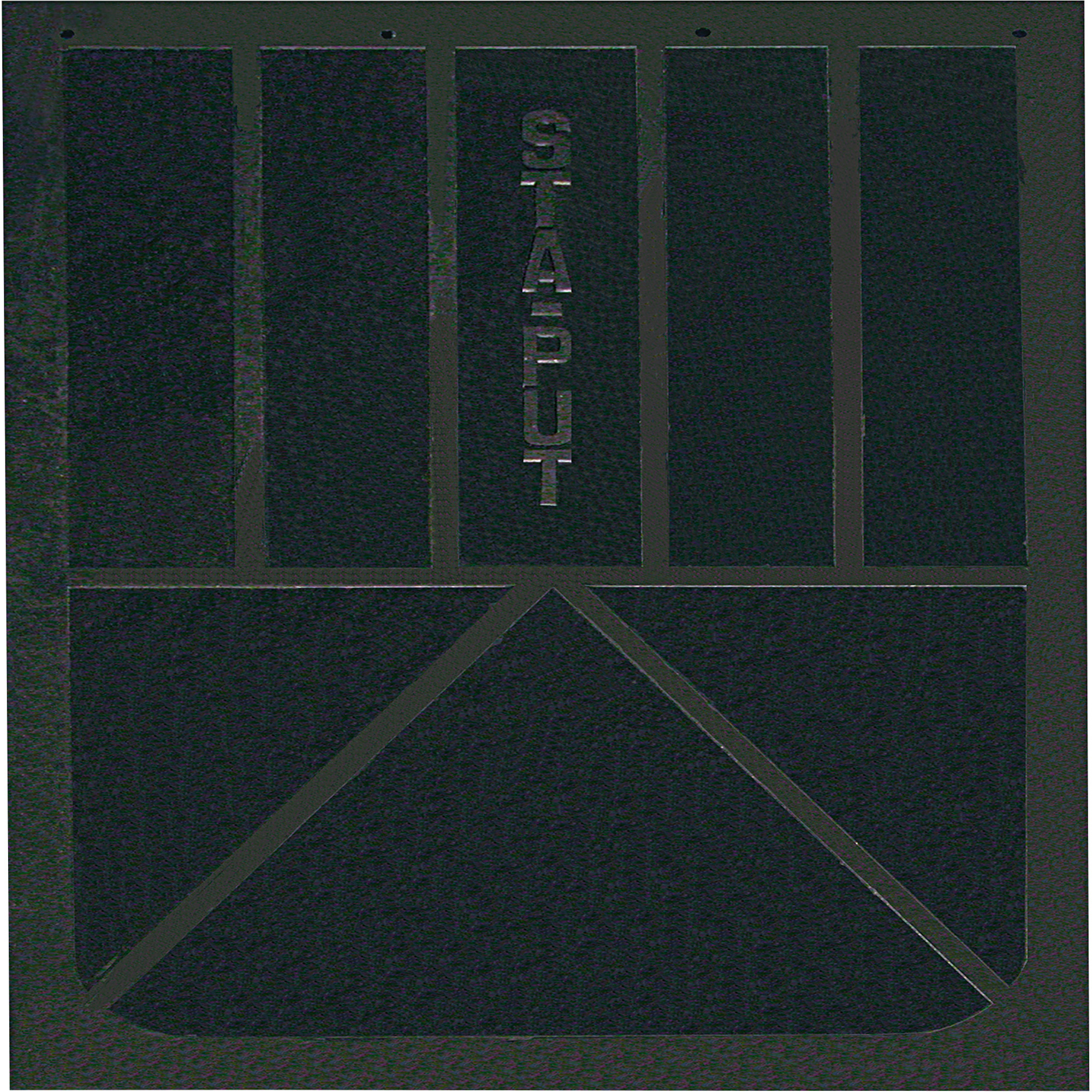 Buyers Products, Solid Black Rubber Mudflaps 24x24in., Material Rubber, Model# B24SPP