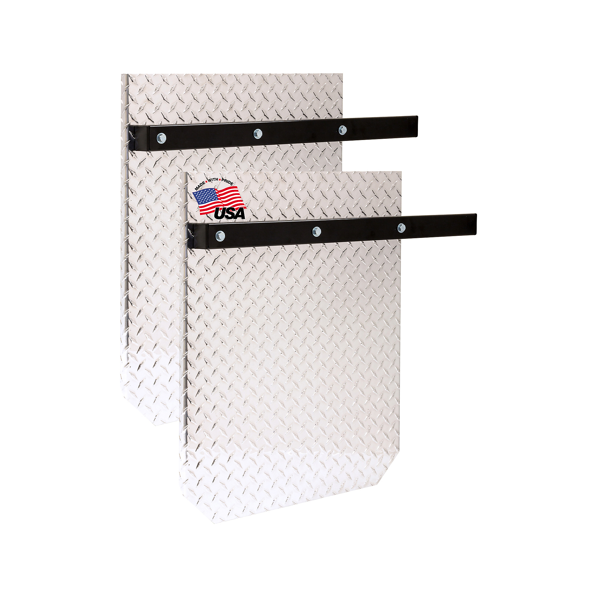 Buyers Products, Aluminum Diamond Tread Splash Guards 22x28in., Material Aluminum, Model# SG2229