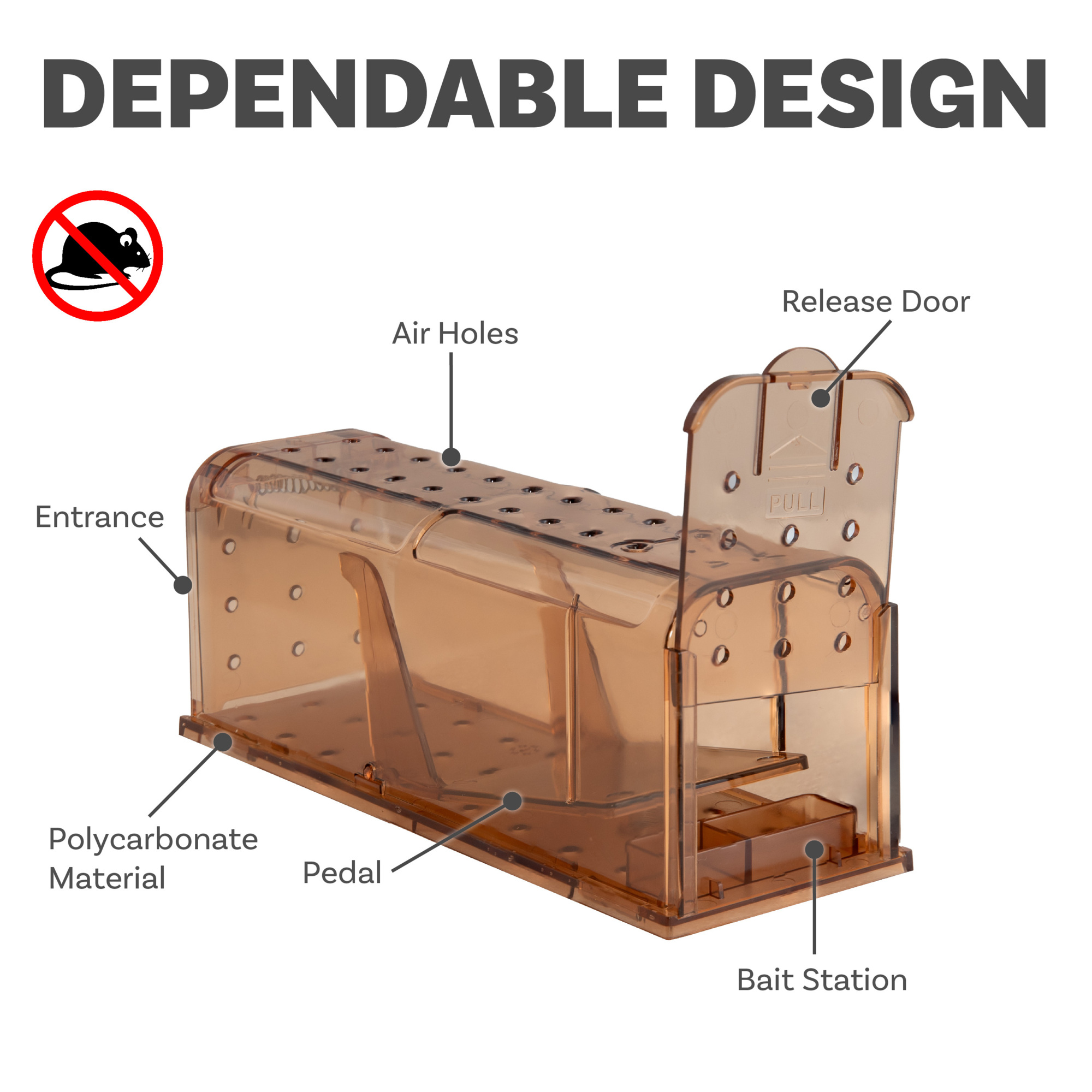Sunnydaze Decor, Catch and Release Humane Mouse Trap, Model# XPT
