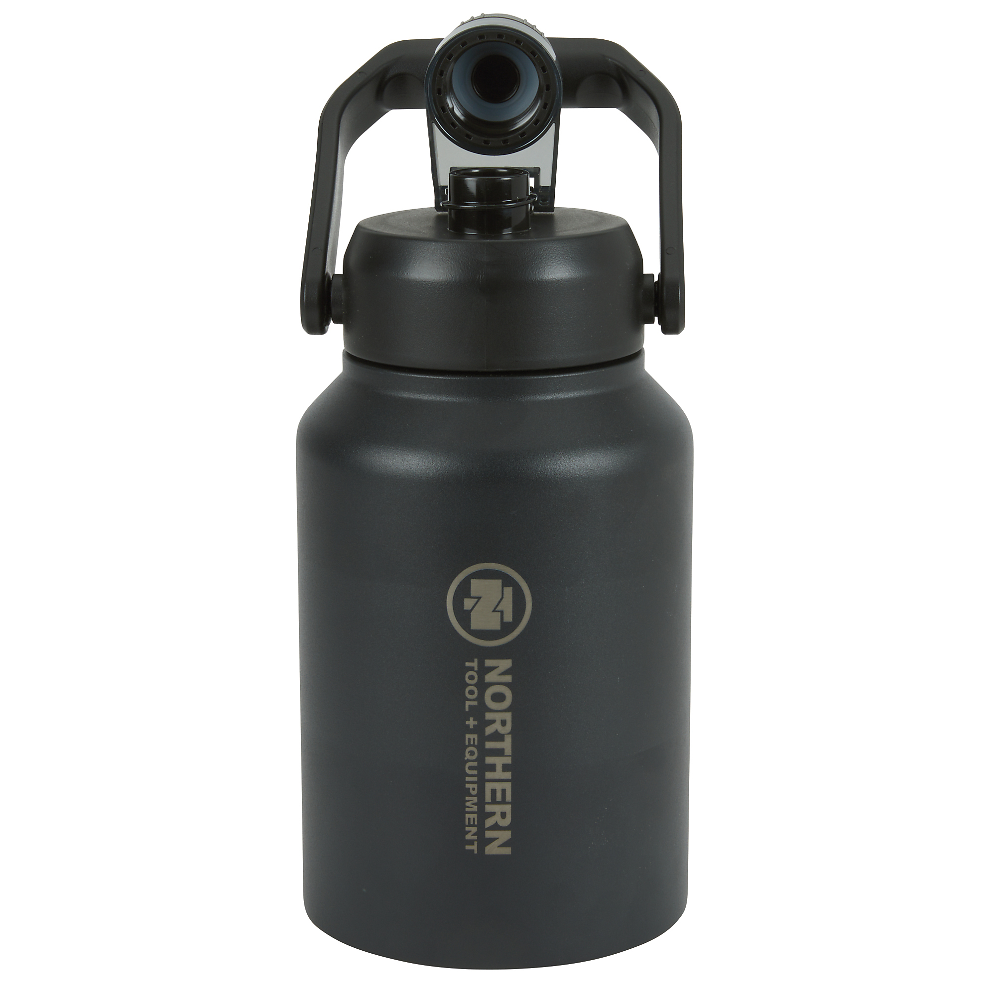 Northern Tool + Equipment Vacuum Insulated Bottle, 64 Oz., Black