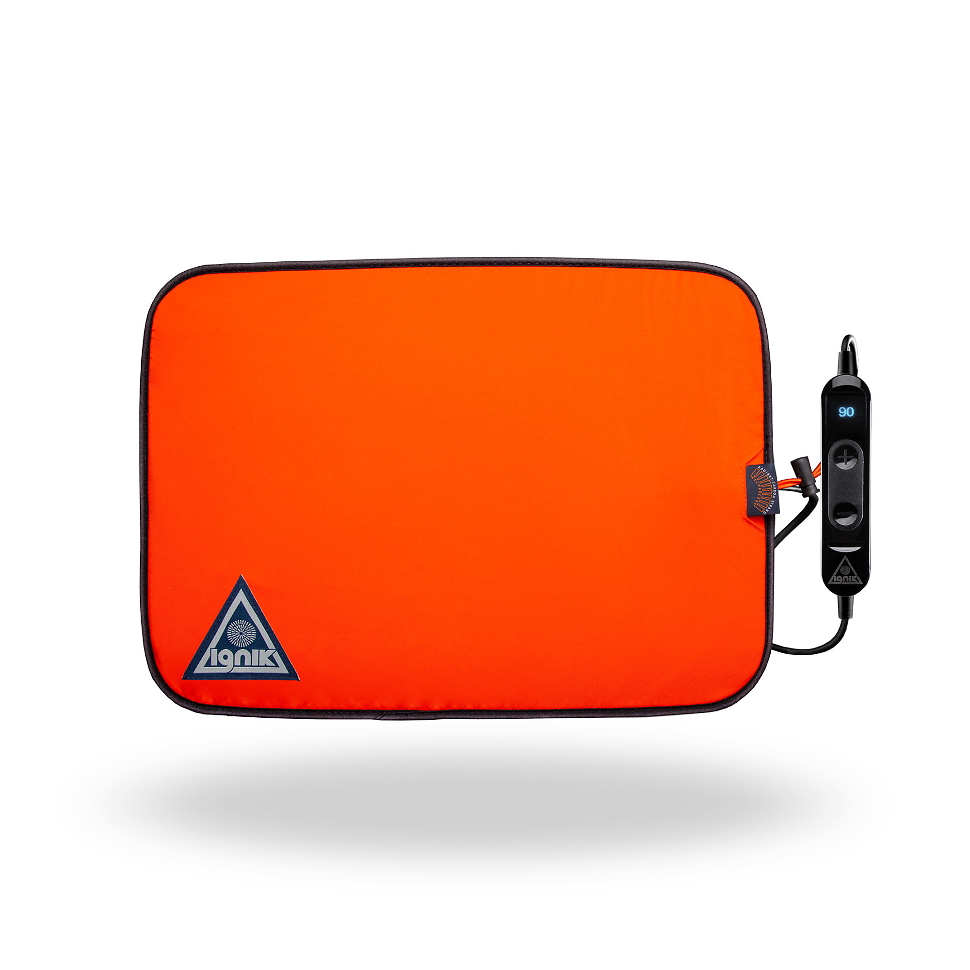 Ignik Outdoors, Backside 12v Heated Seat Pad Orange/Blue, Model# IGRCS-00121