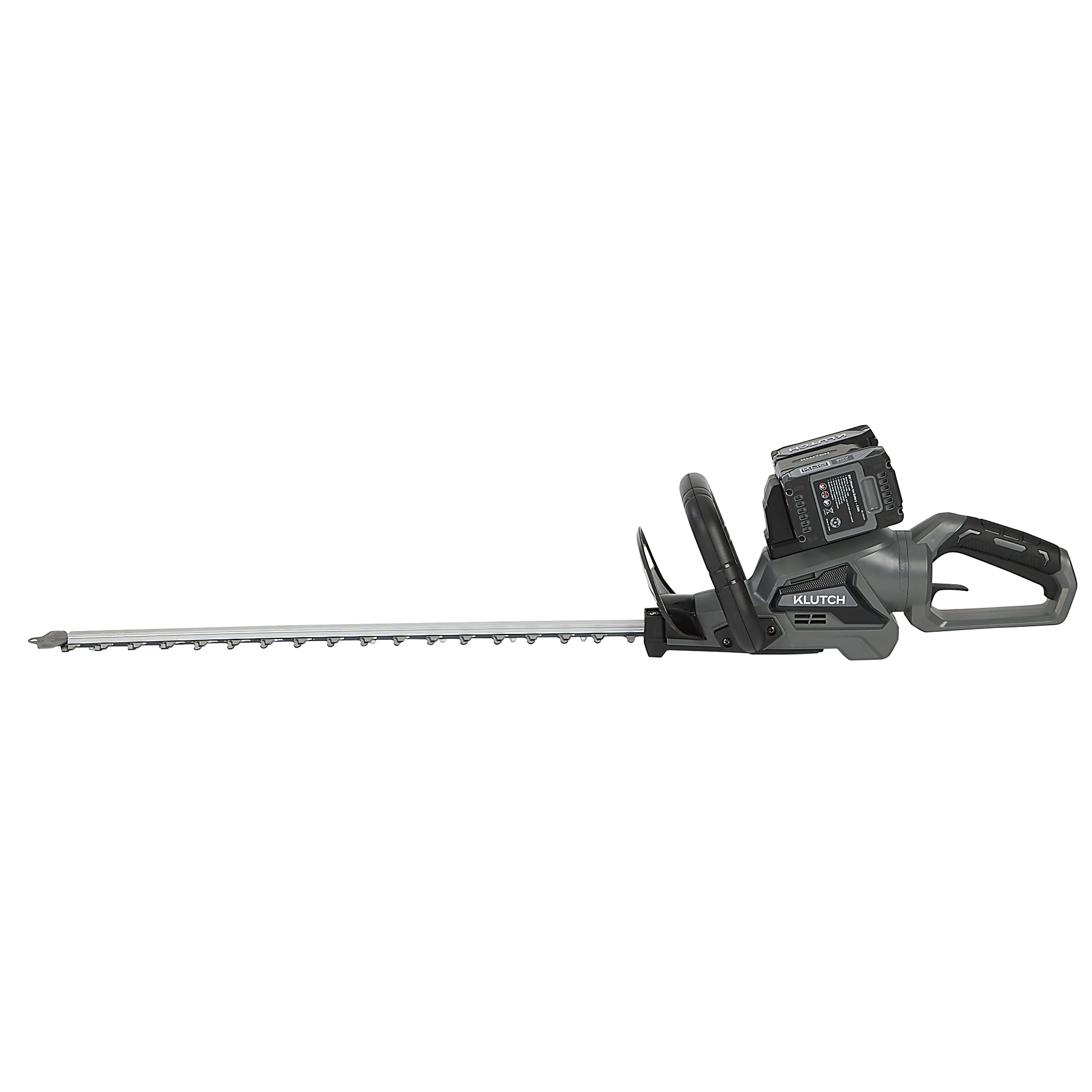 Klutch 24in. Dual-Battery Hedge Trimmer Kit, KLiQ 20V, Brushless, Cordless, 4.0Ah