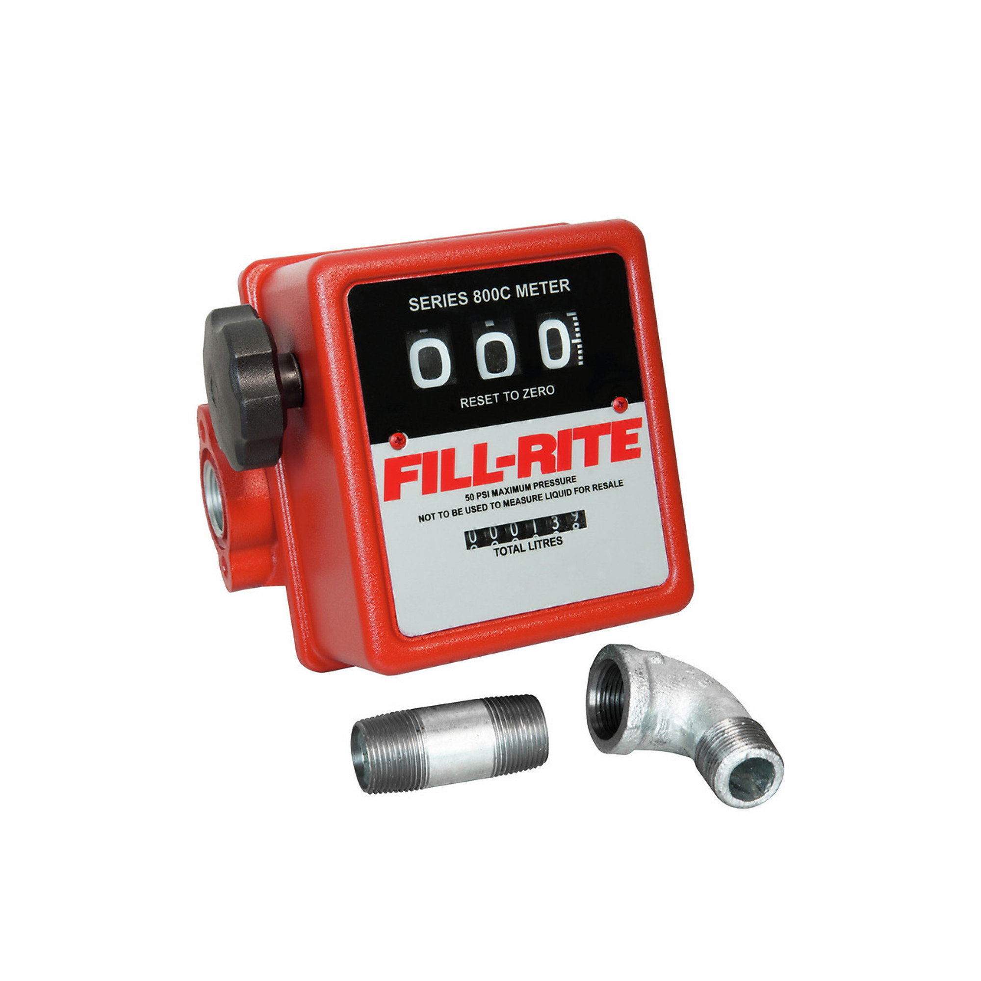 Fill-Rite, 19-76 LPM 3-Digit Mechanical Liter Meter, Model# 807CLMK