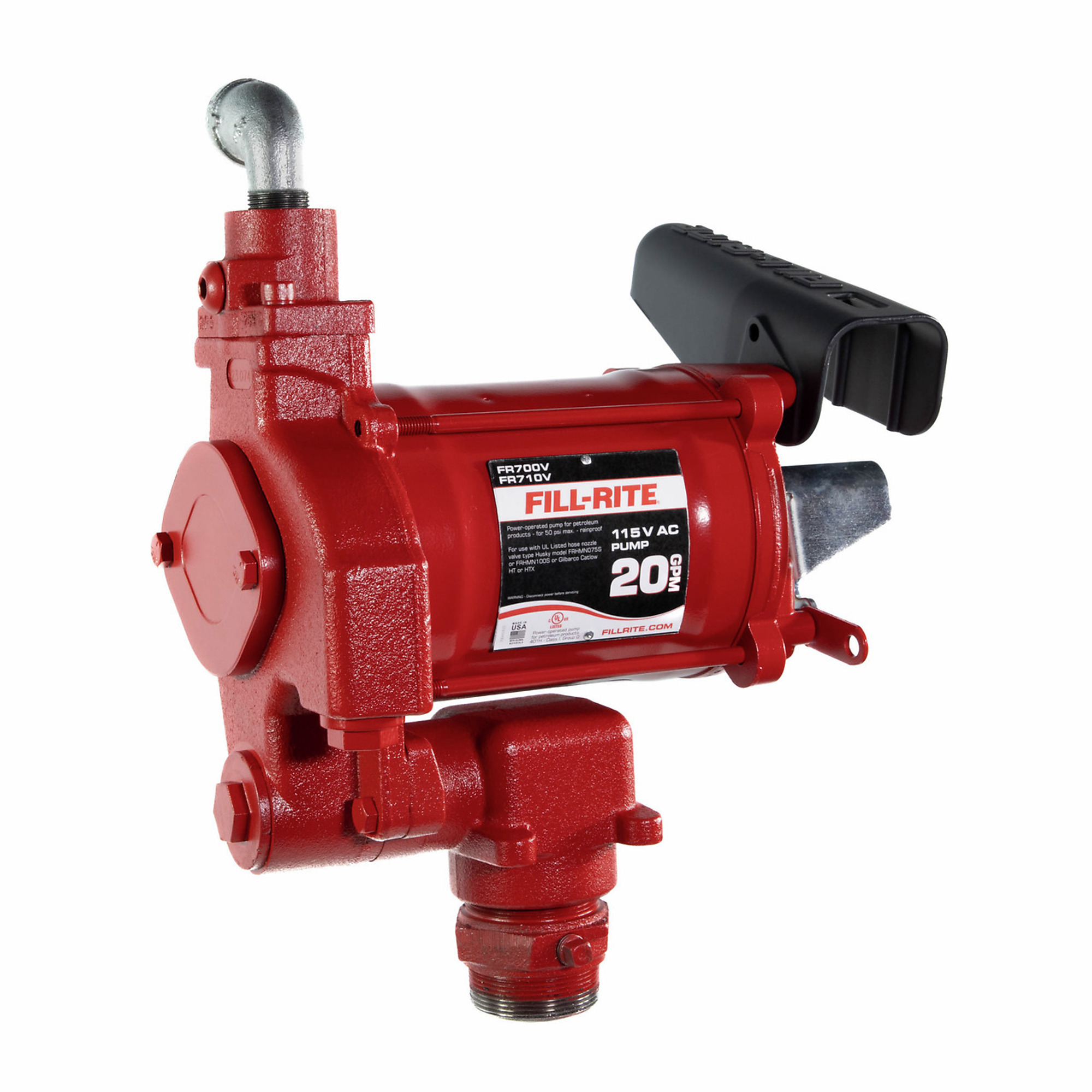 Fill-Rite Fuel Transfer Pump, 20 GPM, 115V AC, Model# FR700VN