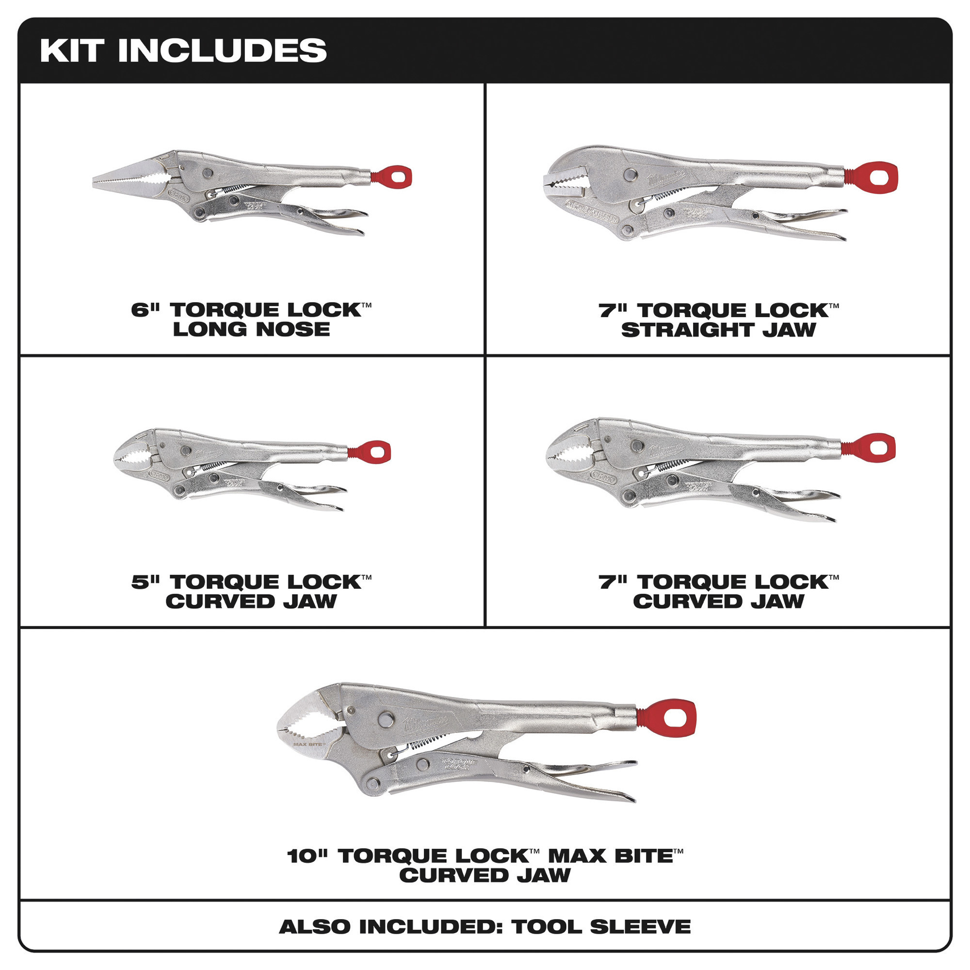 Locking Pliers Set (2 pc)