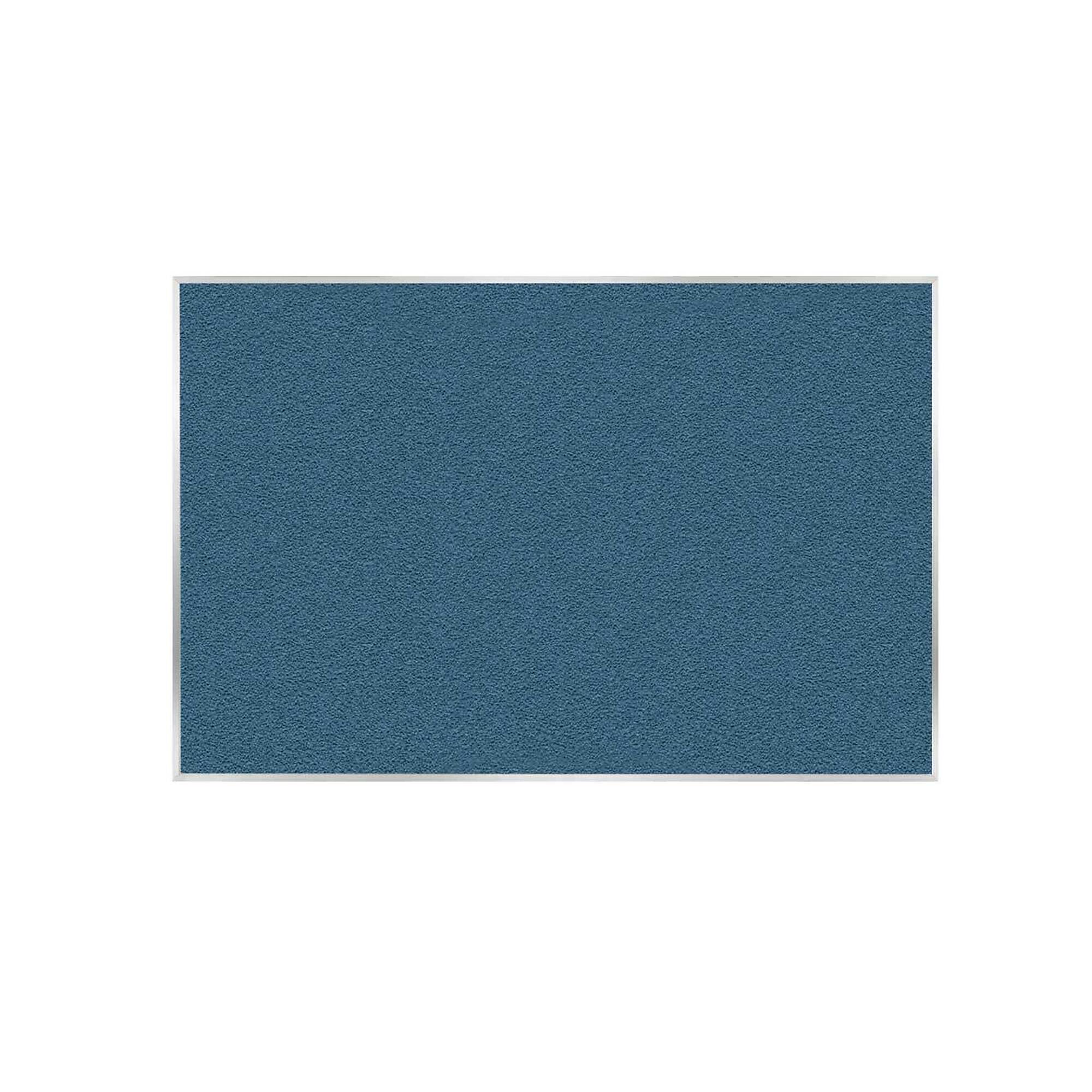 Ghent, Vinyl Bulletin Board w/Alum, 4ft.x10ft., Ocean, Color Finish Blue, Model# AV410-191