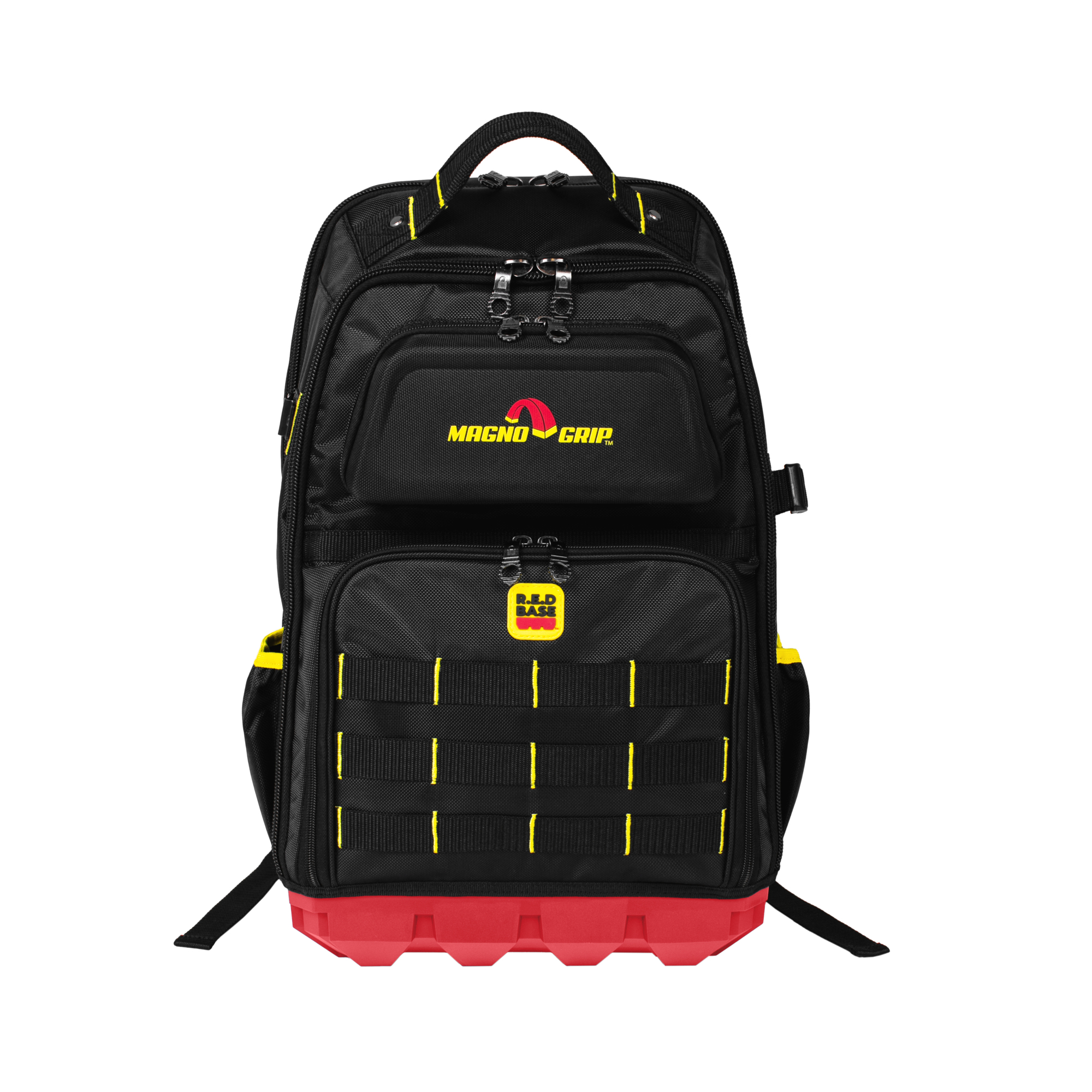 MagnoGrip Inc., RED Base Series Contractor's Backpack, Color Black, Pockets (qty.) 41 Material Polyester, Model# 526-347