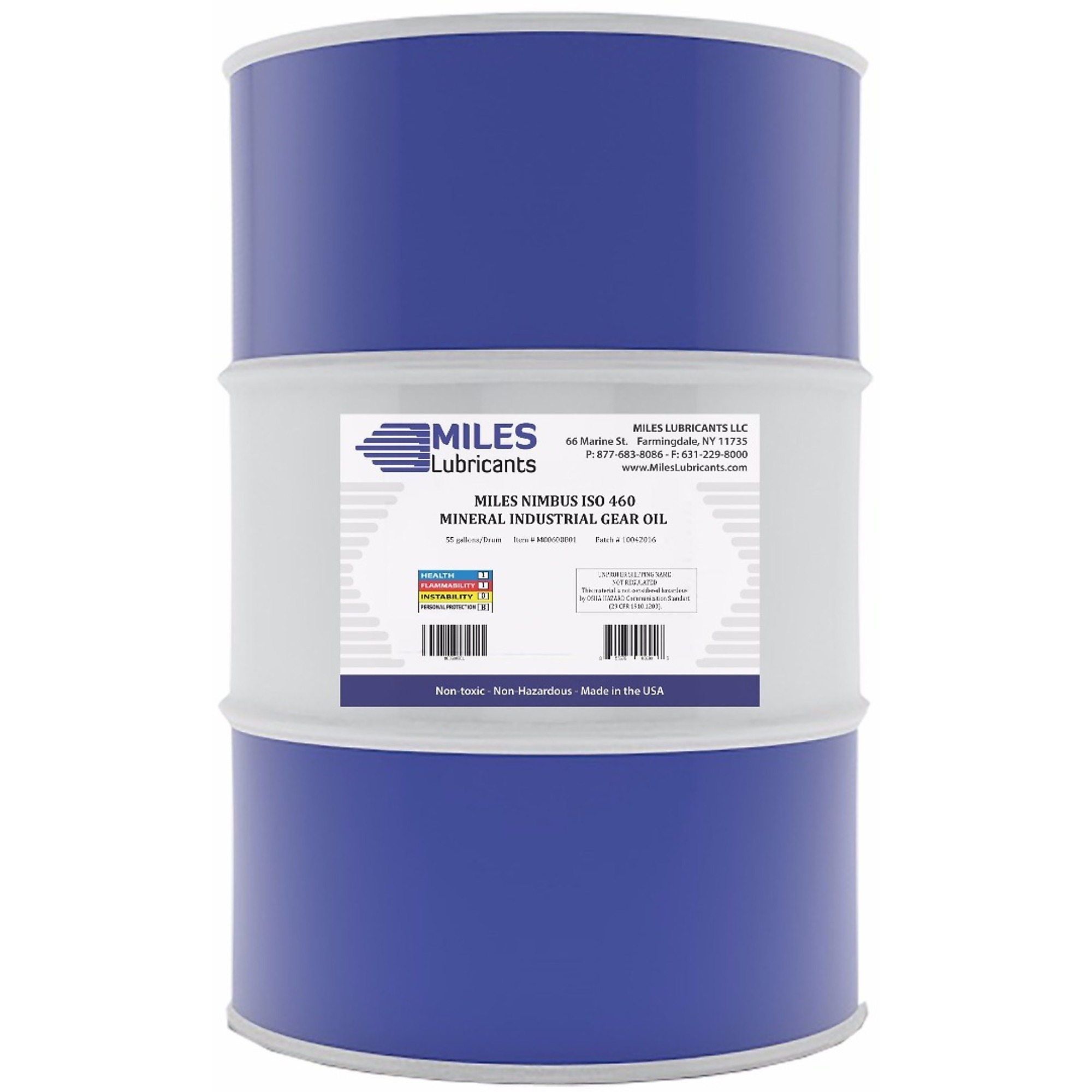 Miles Lubricants Nimbus 460 Industrial Gear Oil - 55-Gal. Drum, Model# M00600801