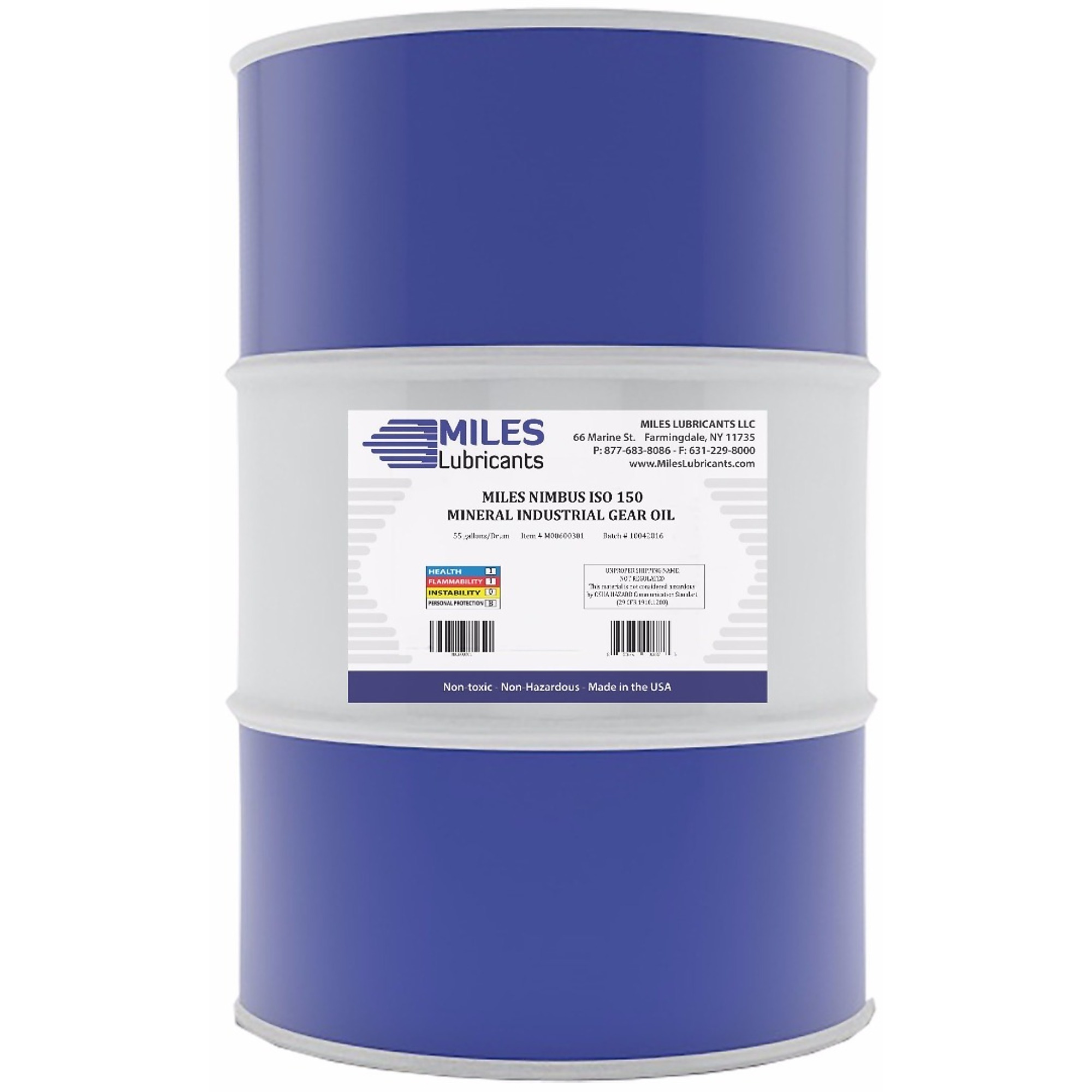 Miles Lubricants Nimbus 150 Industrial Gear Oil - 55-Gal. Drum, Model# M00600301