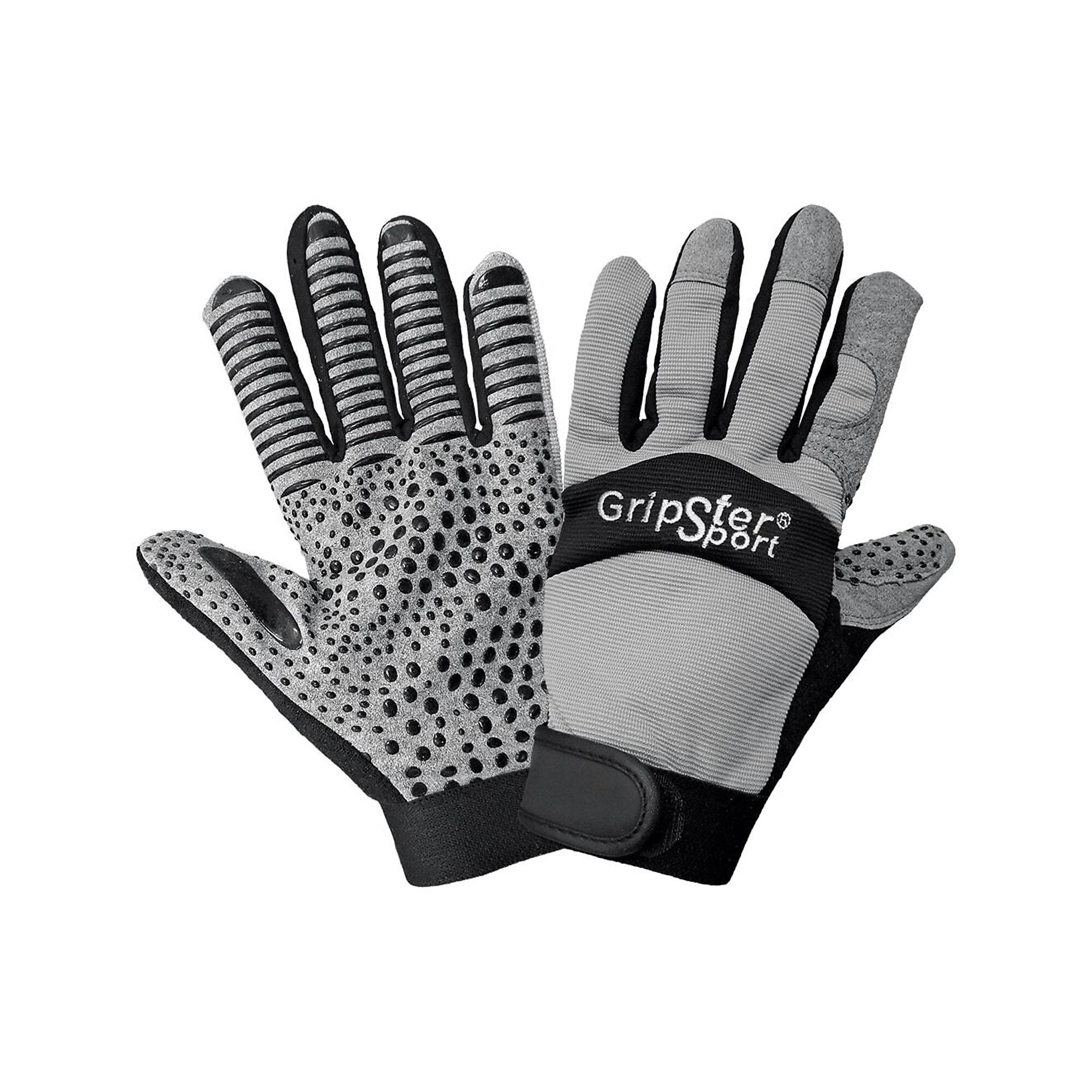 Global Glove Mechanics Style Gloves W/ Silicone Dotted Palm - 12 Pairs