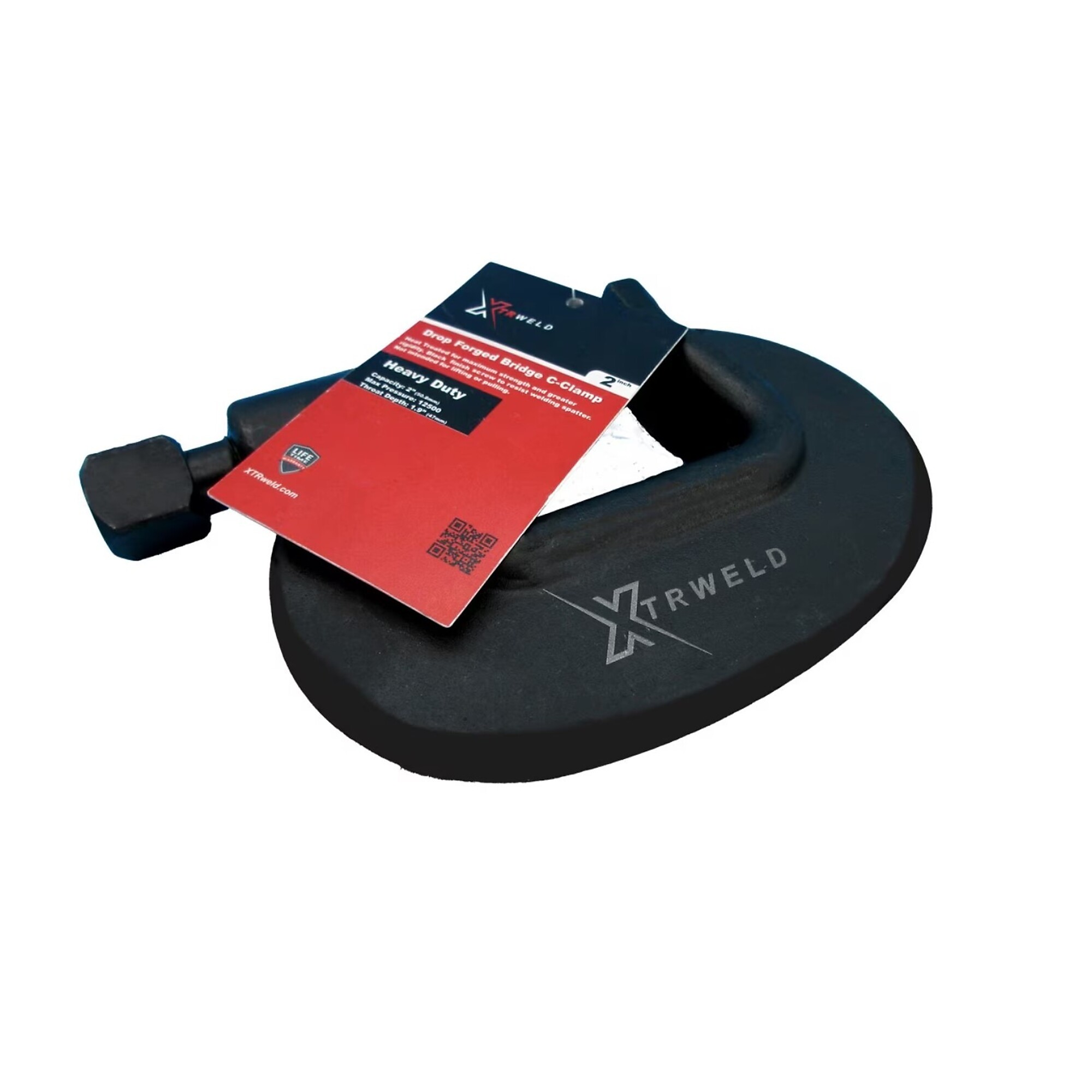 XTRweld Welding Clamp - 2in. C-DF Bridge, 12500 PSI, Steel, Model# XTRTCCB0212500HS