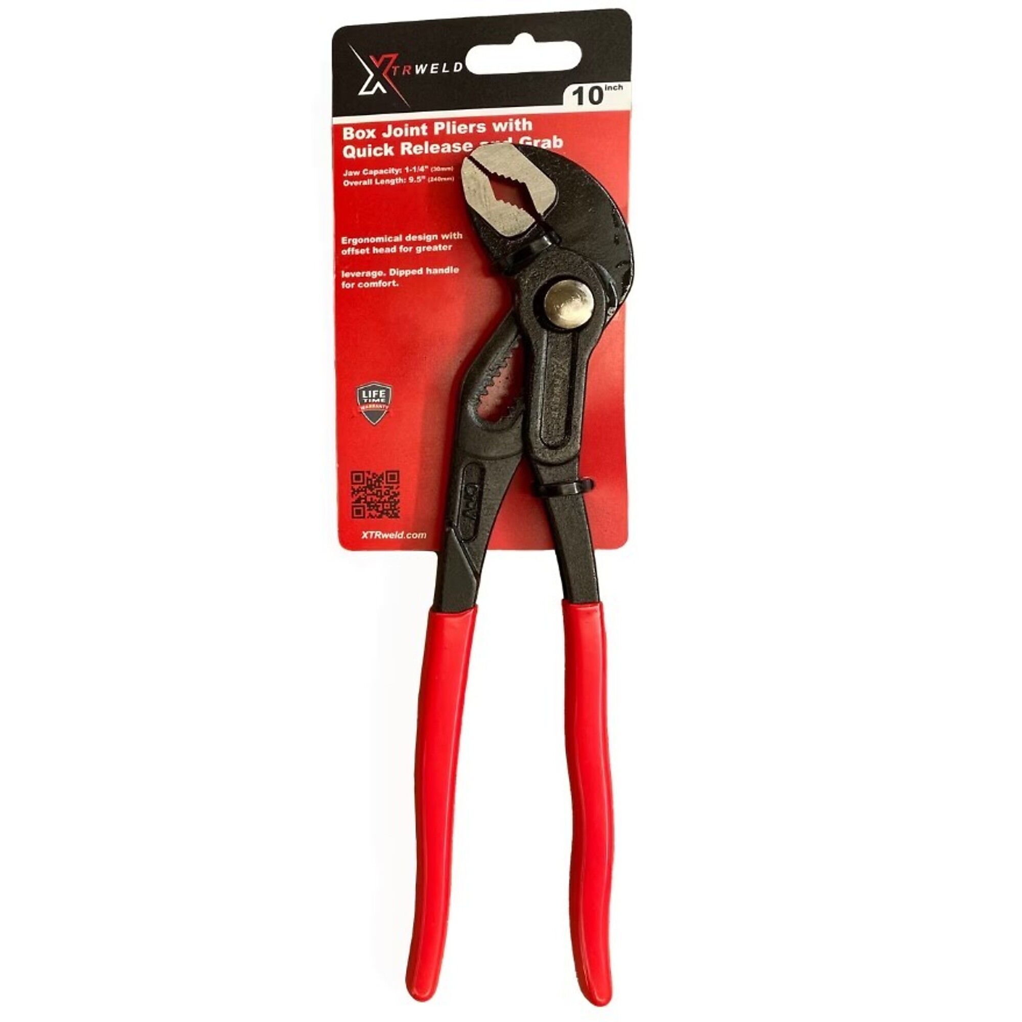 XTRweld Welding Pliers - 12in., Groove Joint, Steel, Quick Release and Grab, Model# XTRTPKP12QR